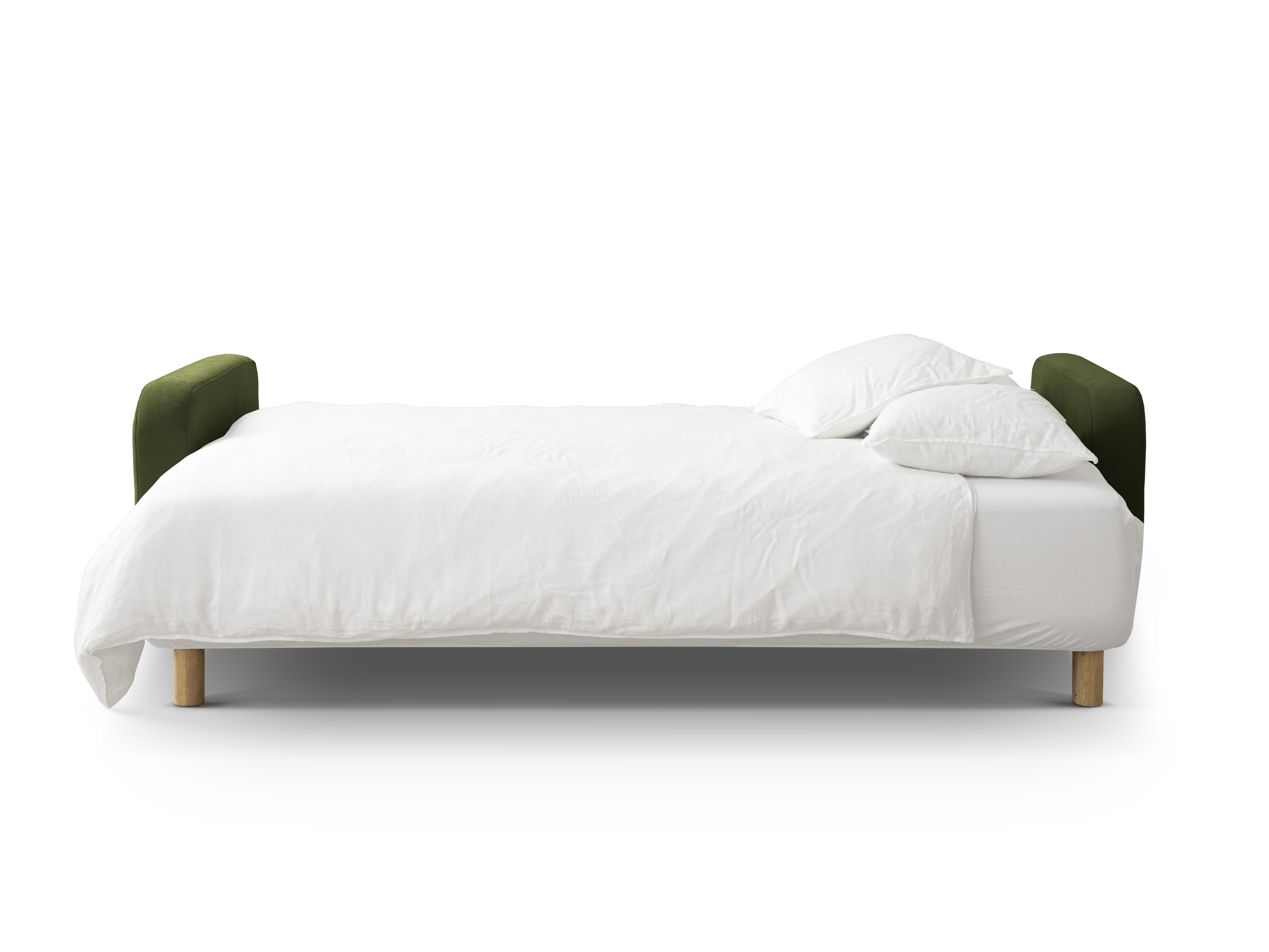 Sofa mit Schlaffunktion ELEN grün Chenille
