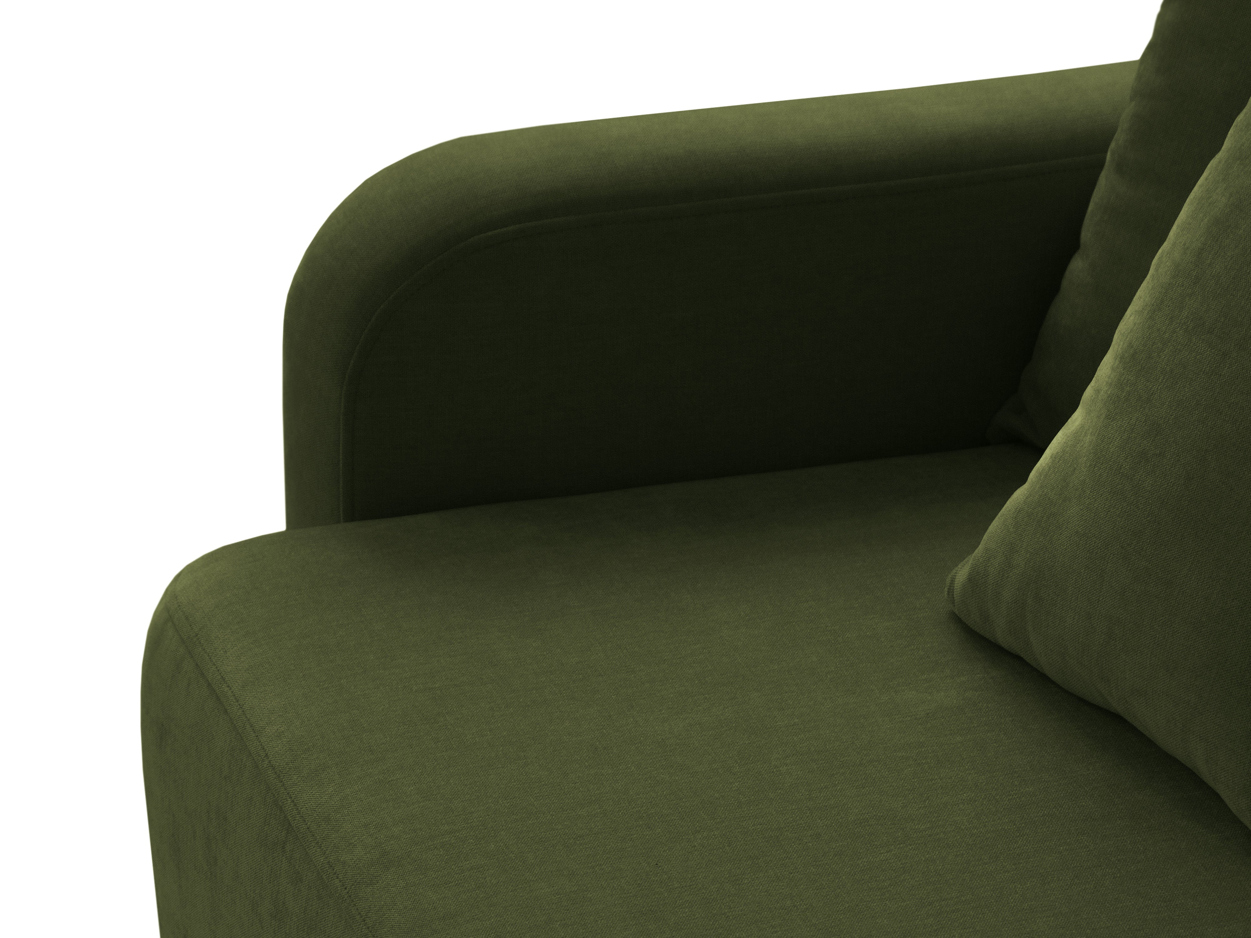 Sofa mit Schlaffunktion ELEN grün Chenille