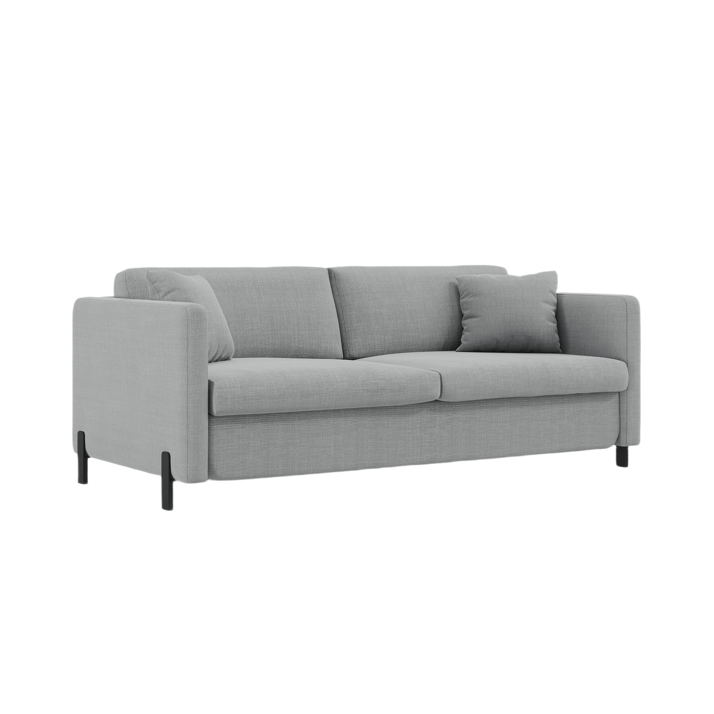 Sofa mit Bettfunktion, "Gloria", 3 Sitze, hellgrau, 202x102x80
In Europa gemacht