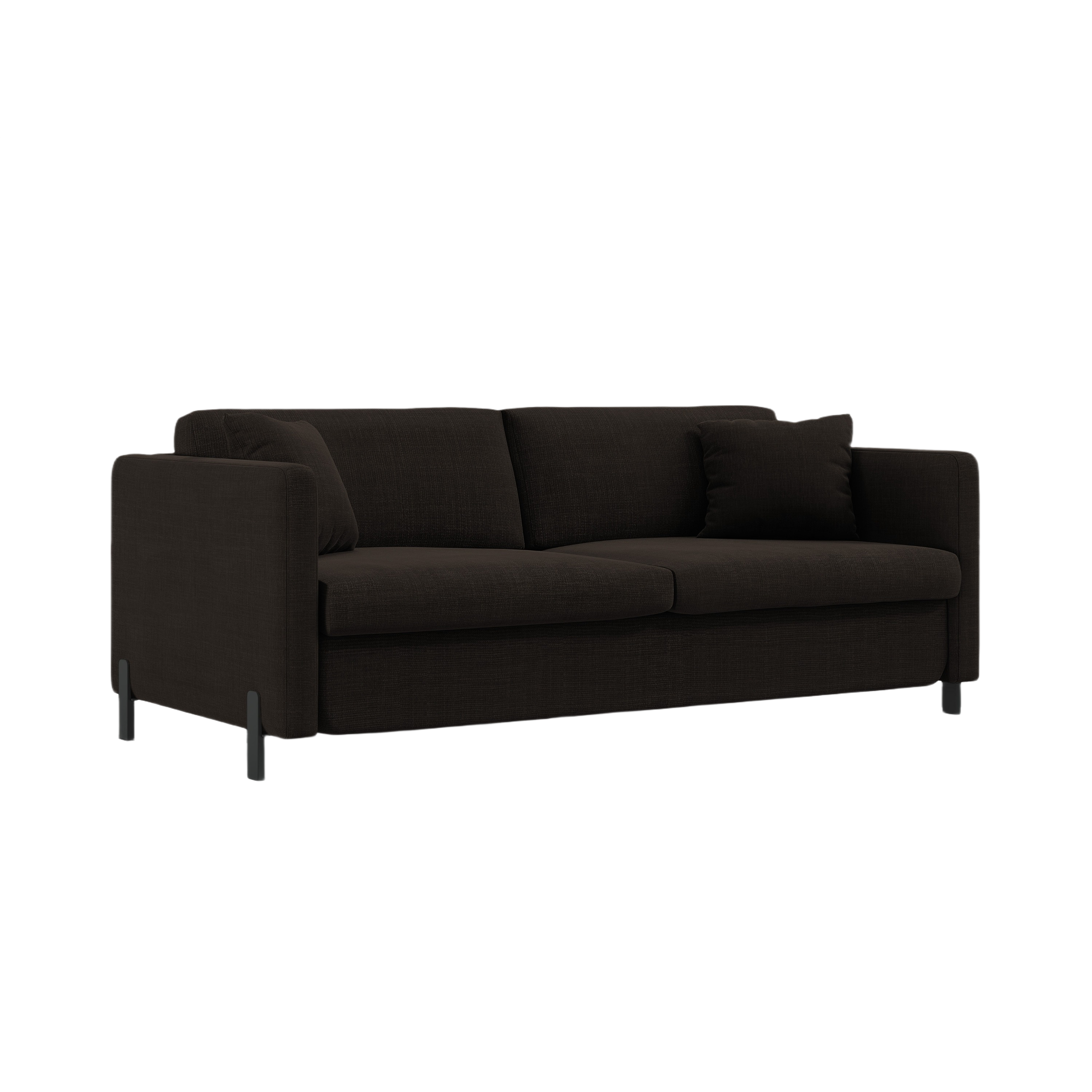 Sofa mit Bettfunktion, "Gloria", 3 Sitze, dunkelgrau, 202x102x80
In Europa gemacht