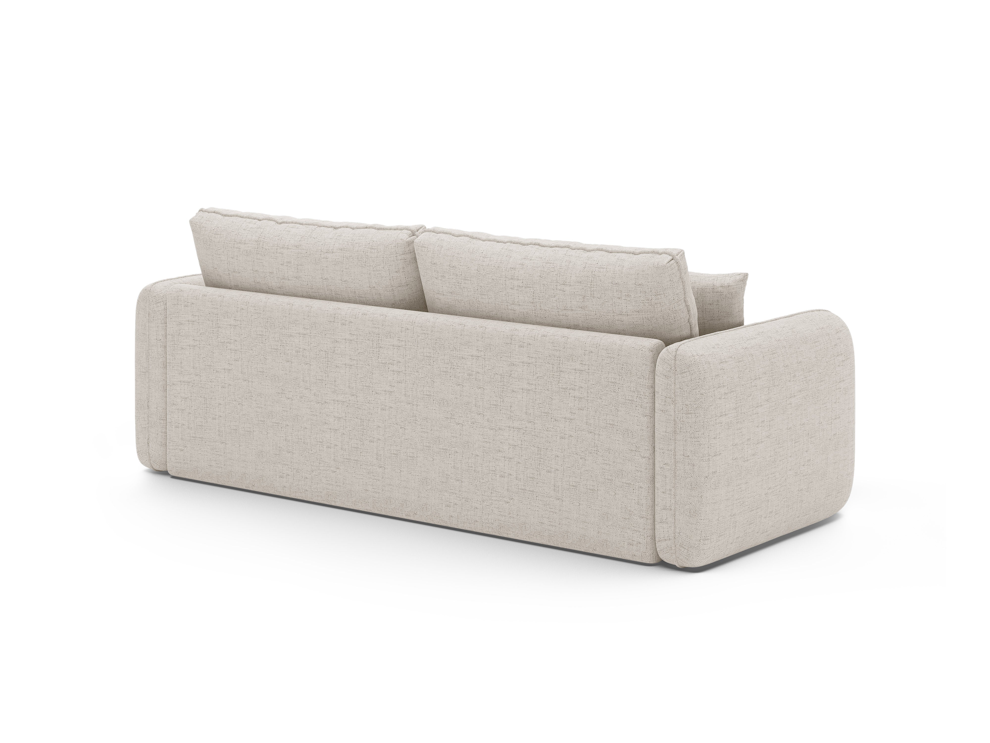 Sofa 3-osobowa z funkcją spania DORMI jasny beżowy