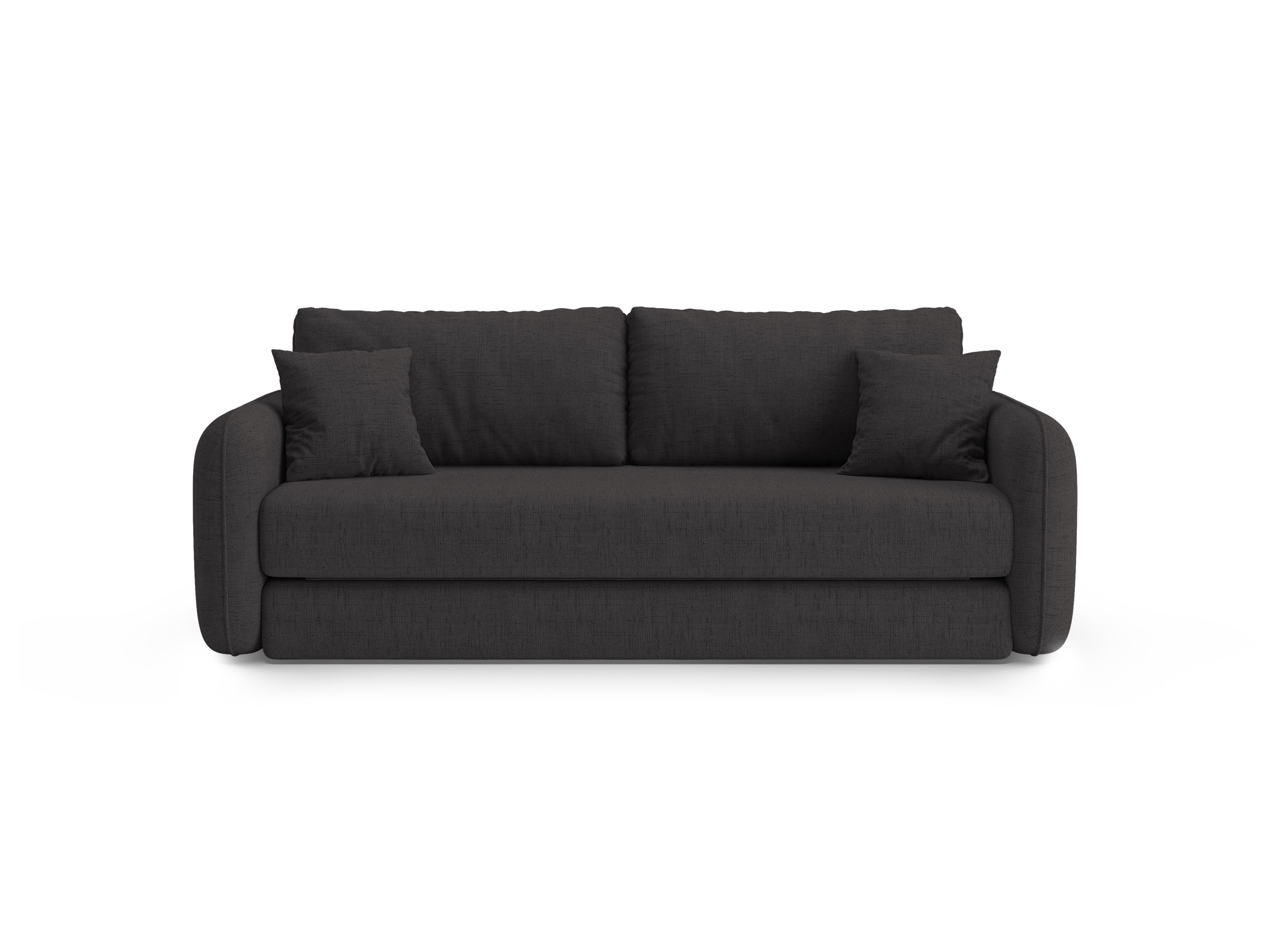 Sofa 3-sitzig mit Schlaffunktion DORMI anthrazit