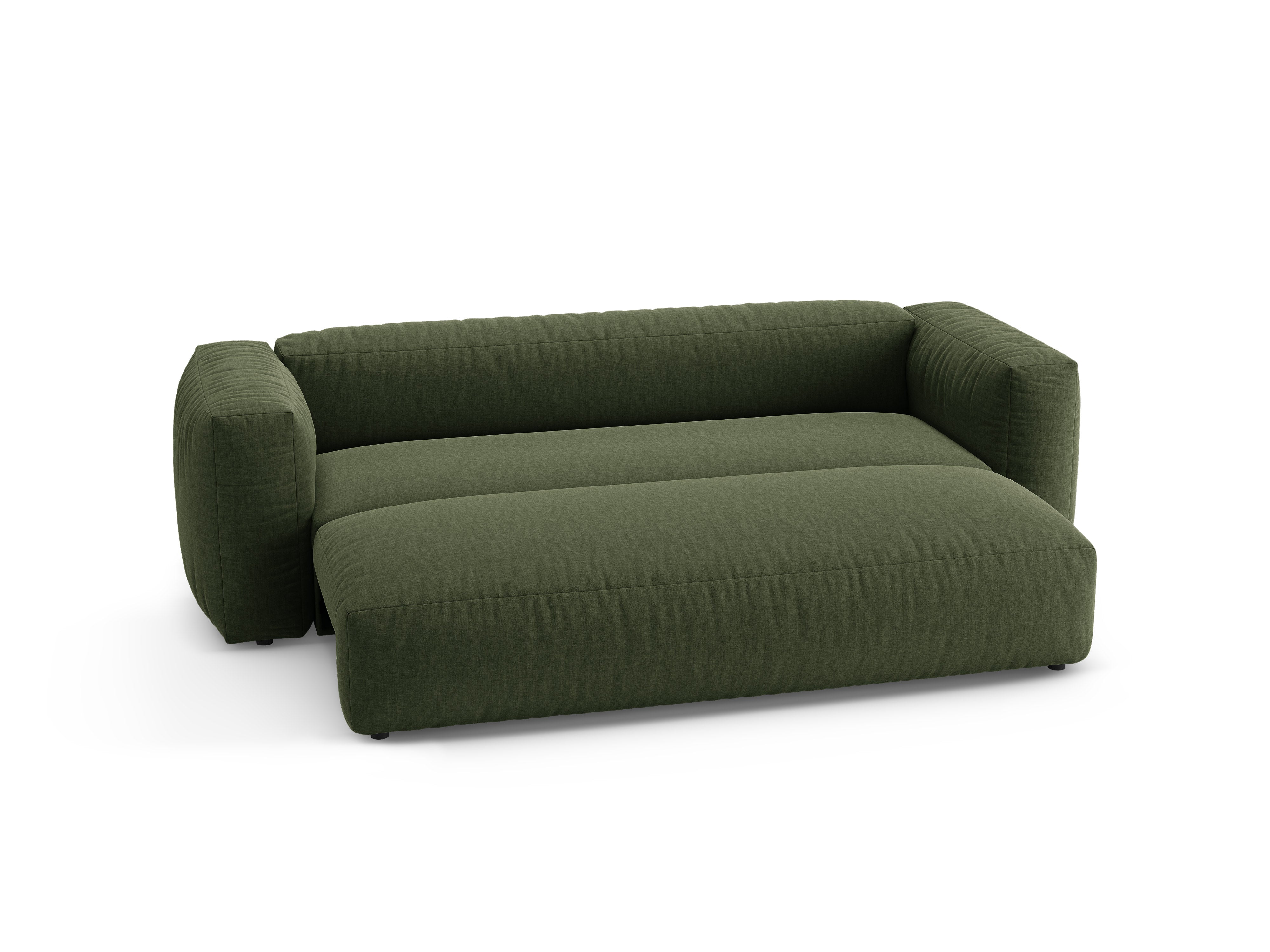 3-Seater Sofa with Sleeping Function MARTINA Green