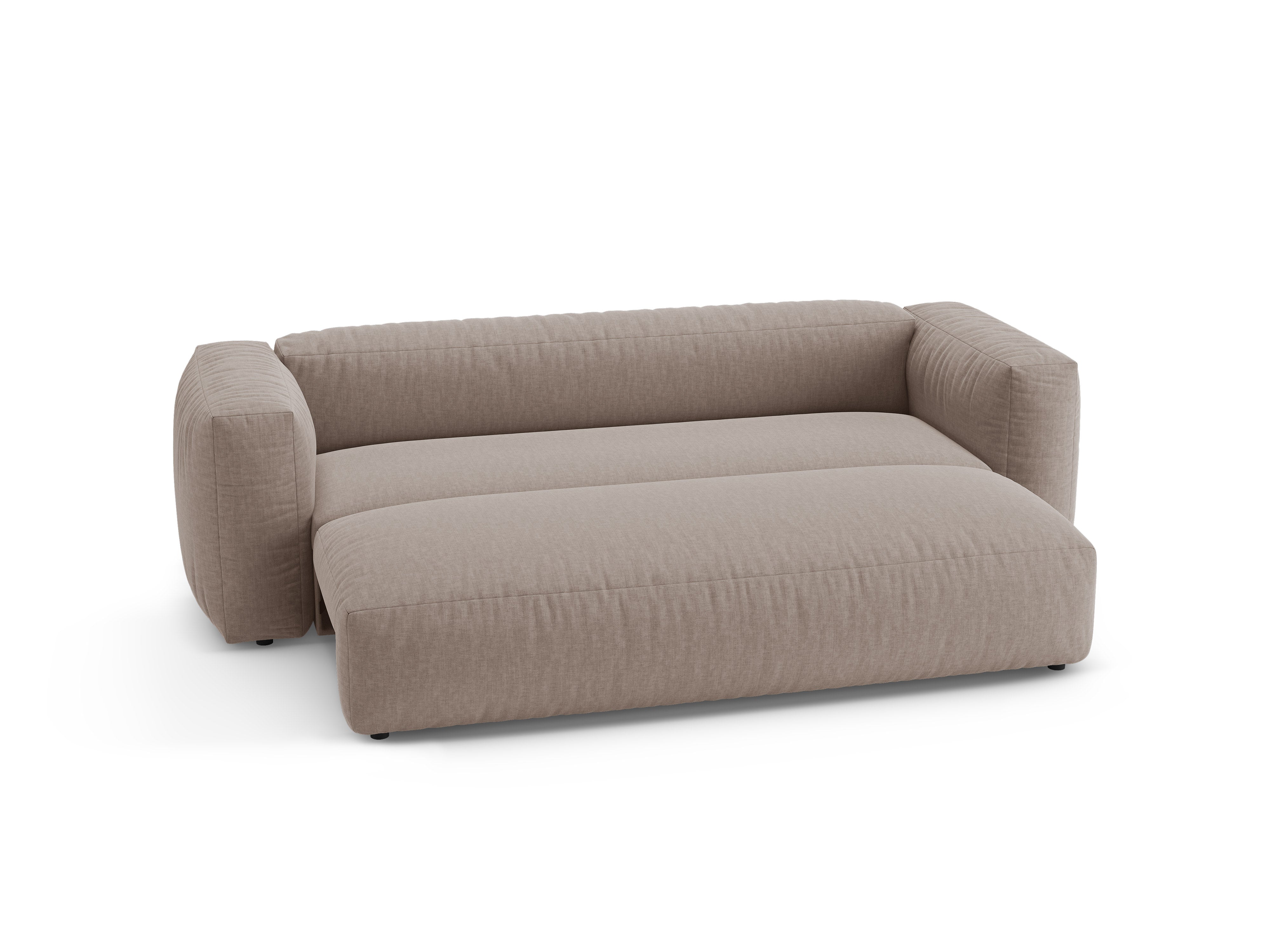 Sofa 3-osobowa z funkcją spania MARTINA ciemny beżowy