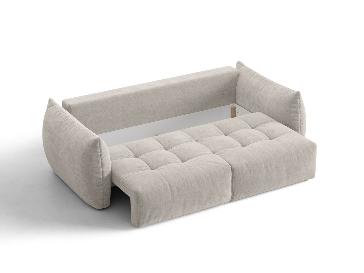 Sofa 3-osobowa z funkcją spania BLOOM jasnoszary – ujęcie 5