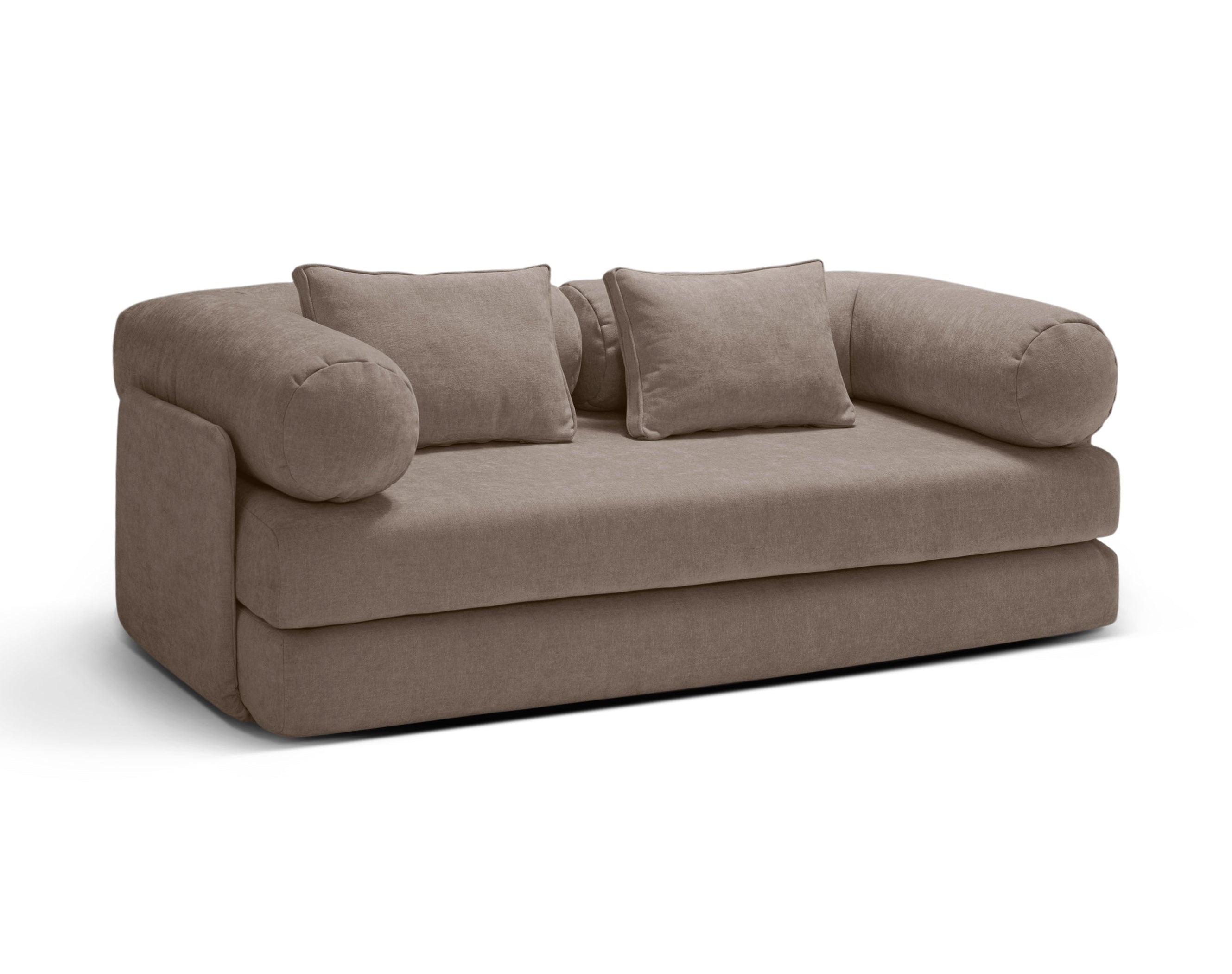 Sofa 3-Sitzer mit Schlaffunktion DREAMY cappuccino