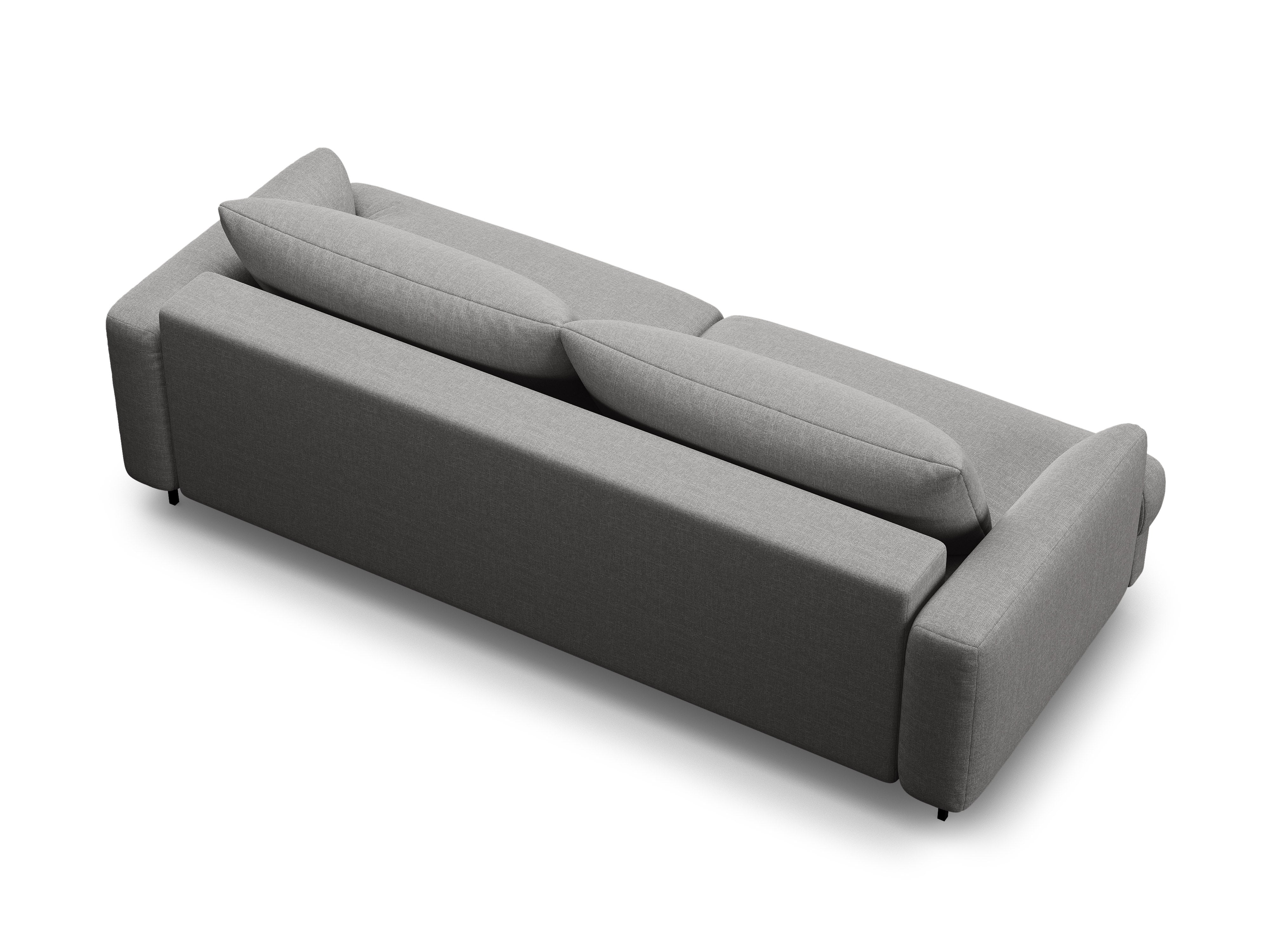 Sofa 3-osobowa z funkcją spania NAOMI popielaty melanż