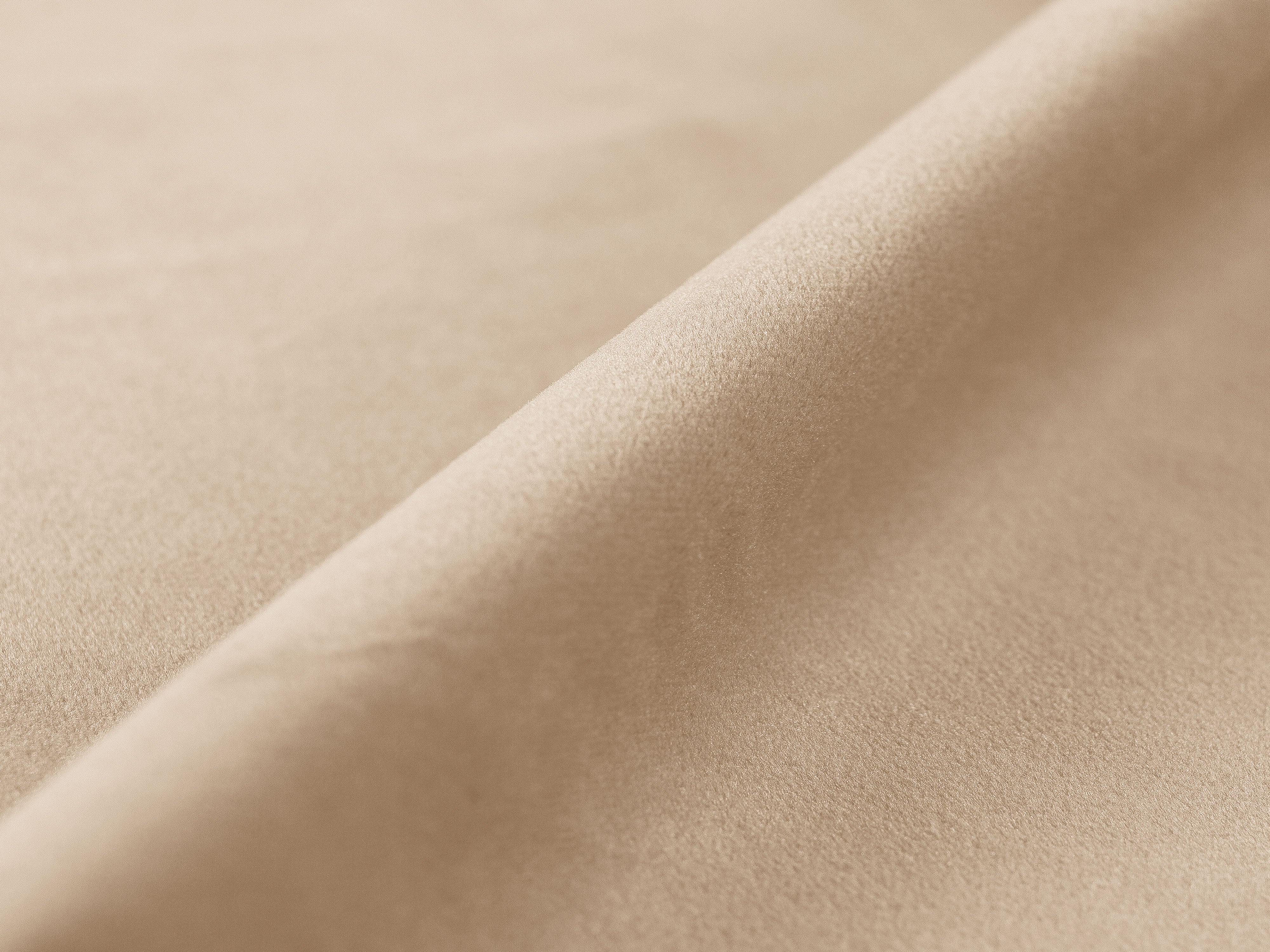 Sofa aksamitna 3-osobowa z funkcją spania VICTOR beżowy