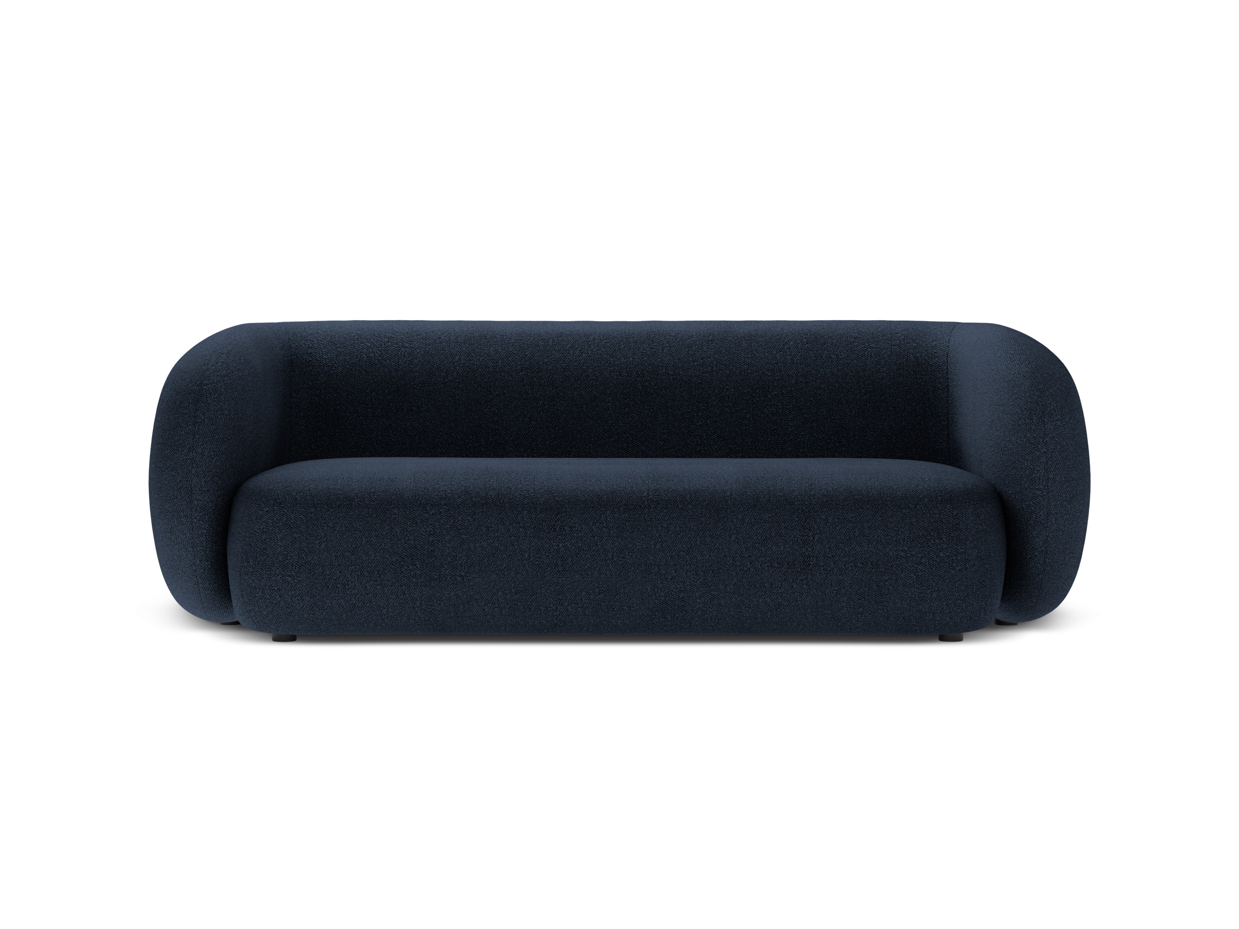 Sofa 3-osobowa KATE granatowy boucle – Micadoni