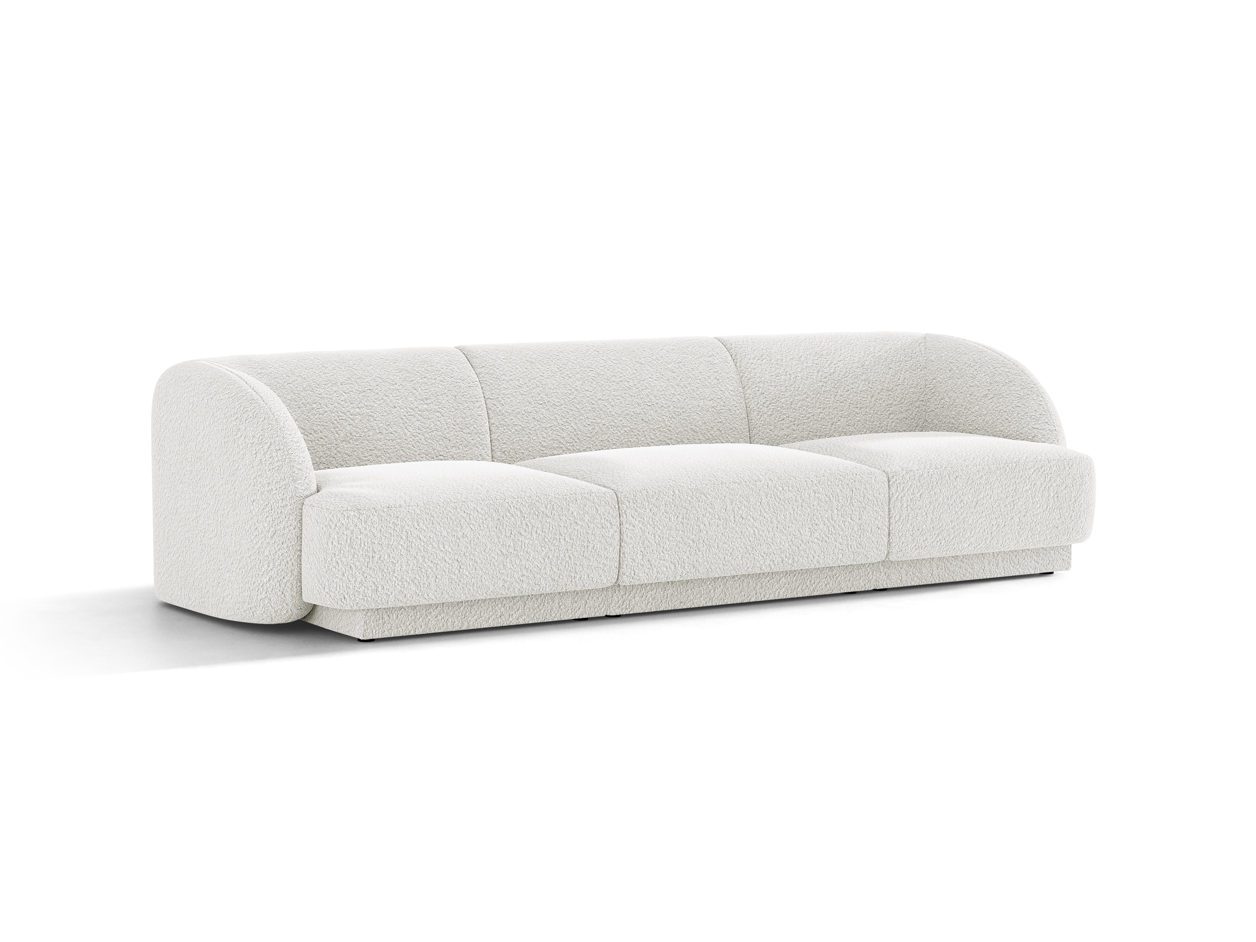 Sofa 3-osobowa MILEY biały boucle