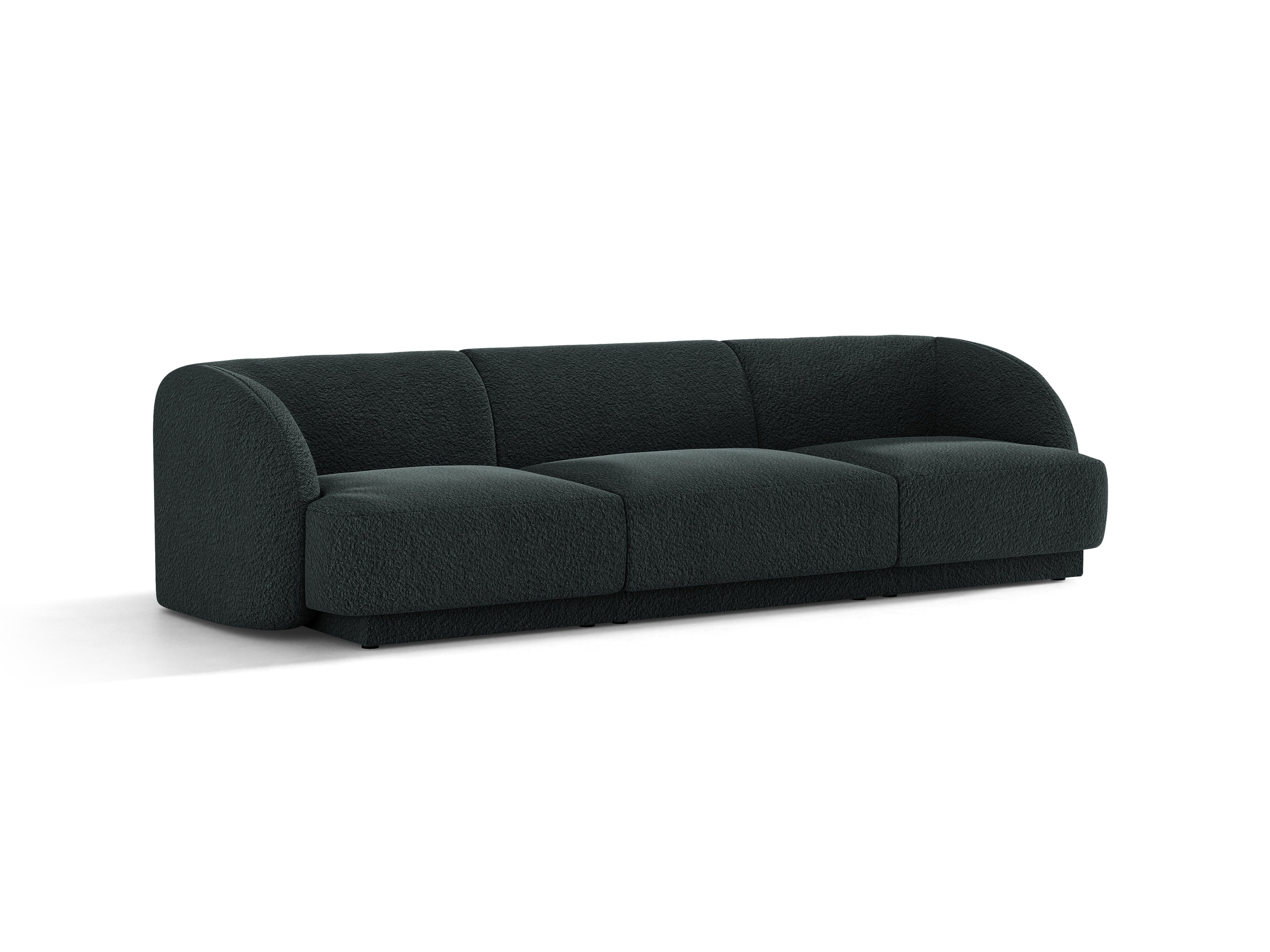 Sofa 3-osobowa MILEY czarny boucle