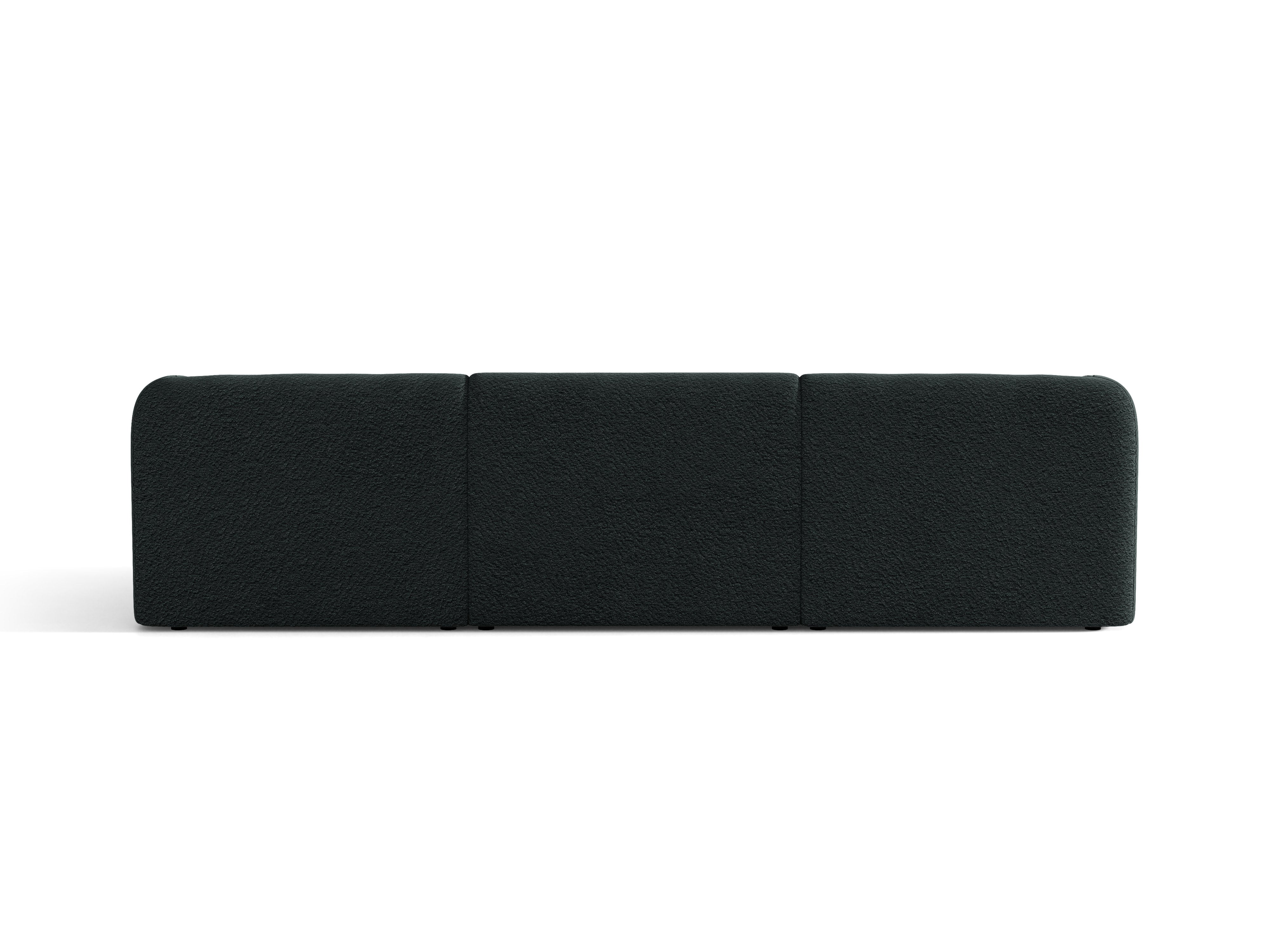 Sofa 3-osobowa MILEY czarny boucle