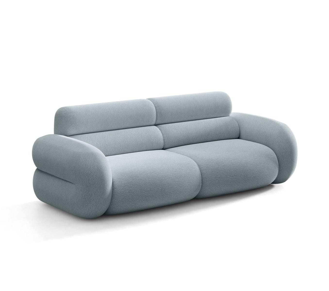 Sofa 3-osobowa NEO błękitny boucle