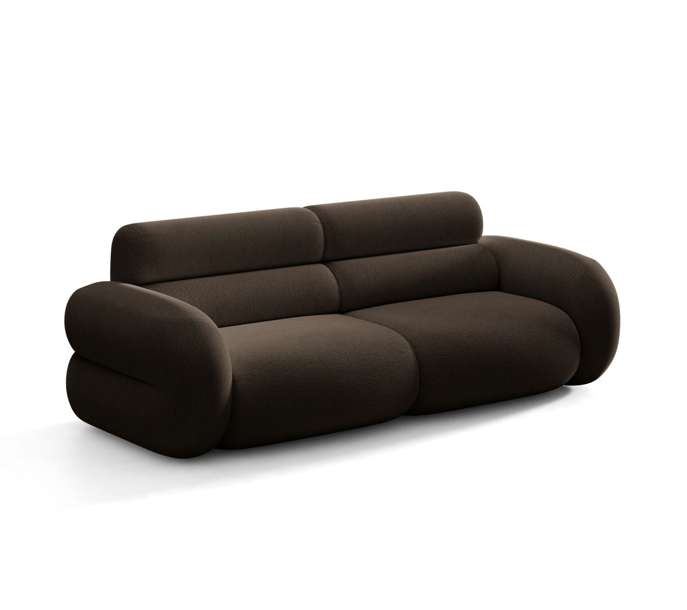 Sofa 3-osobowa NEO brązowy boucle
