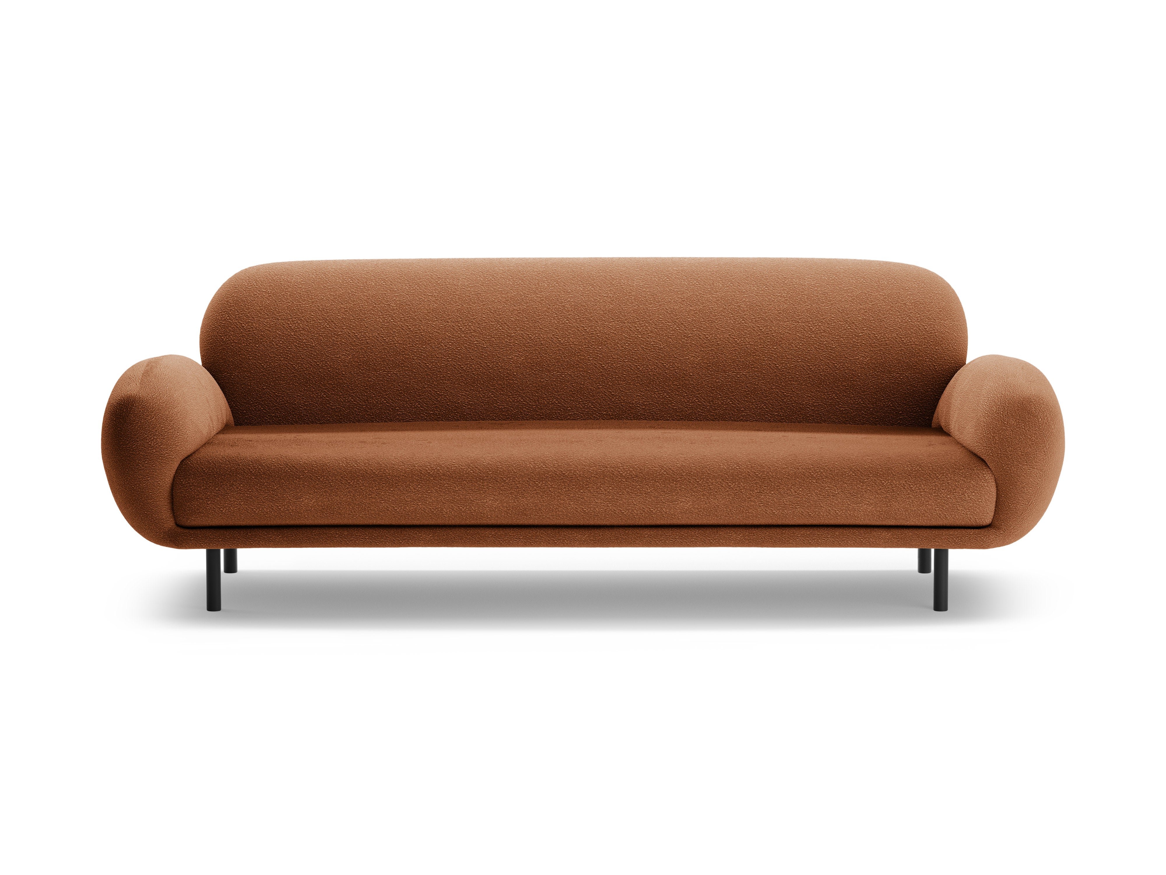 Sofa 3-Sitzer POPPY terracotta Boucle