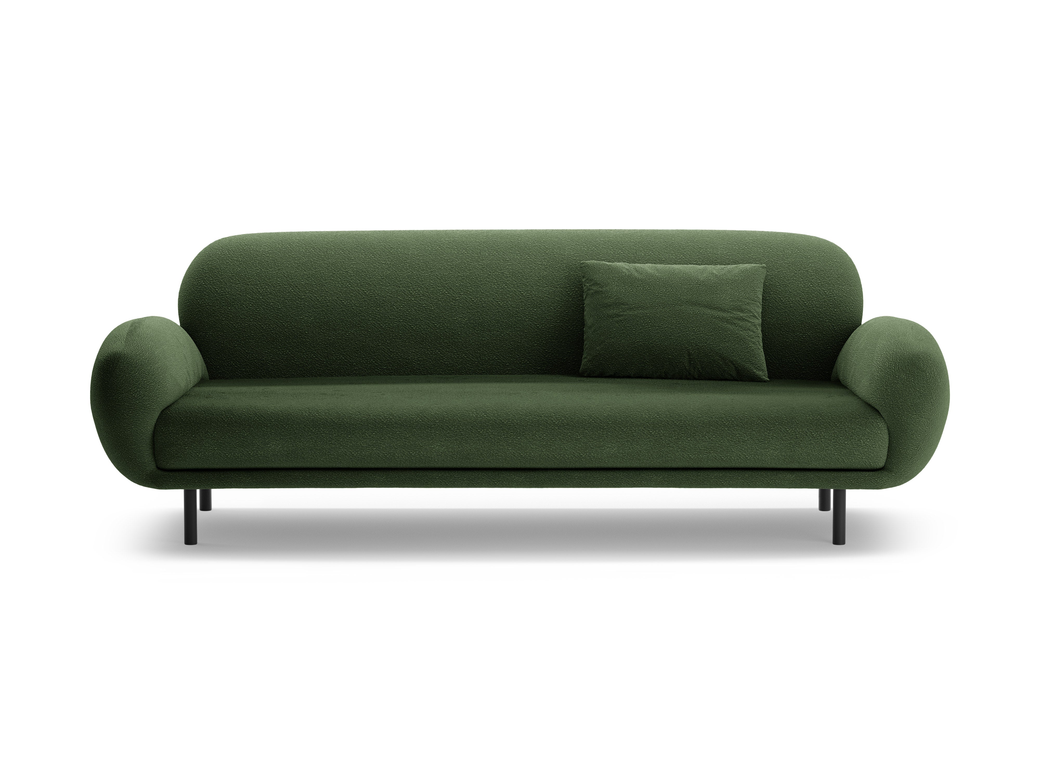 Sofa 3-Sitzer POPPY grün Boucle
