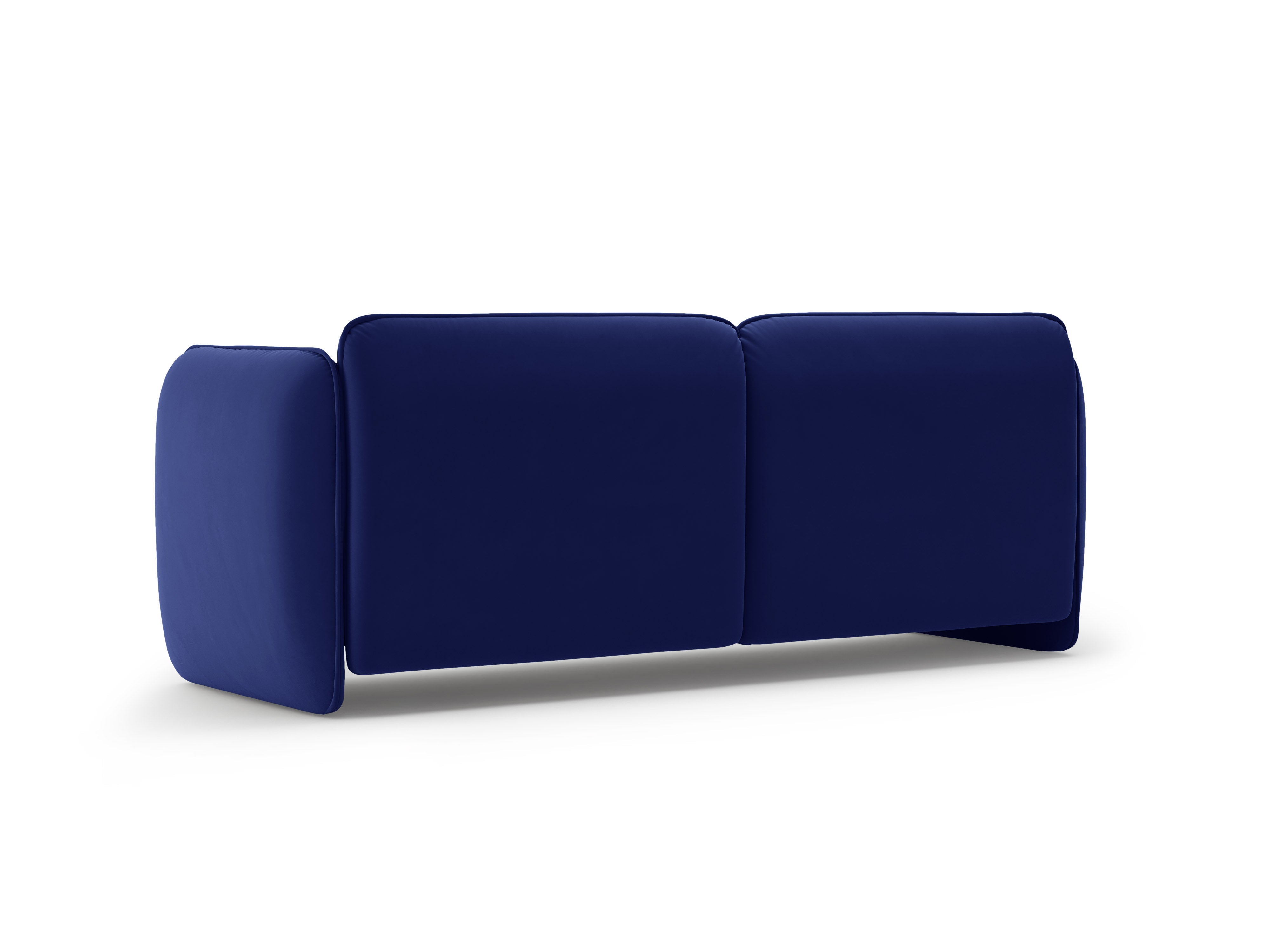 Sofa 3-osobowa aksamitna GEORGIA kobaltowy