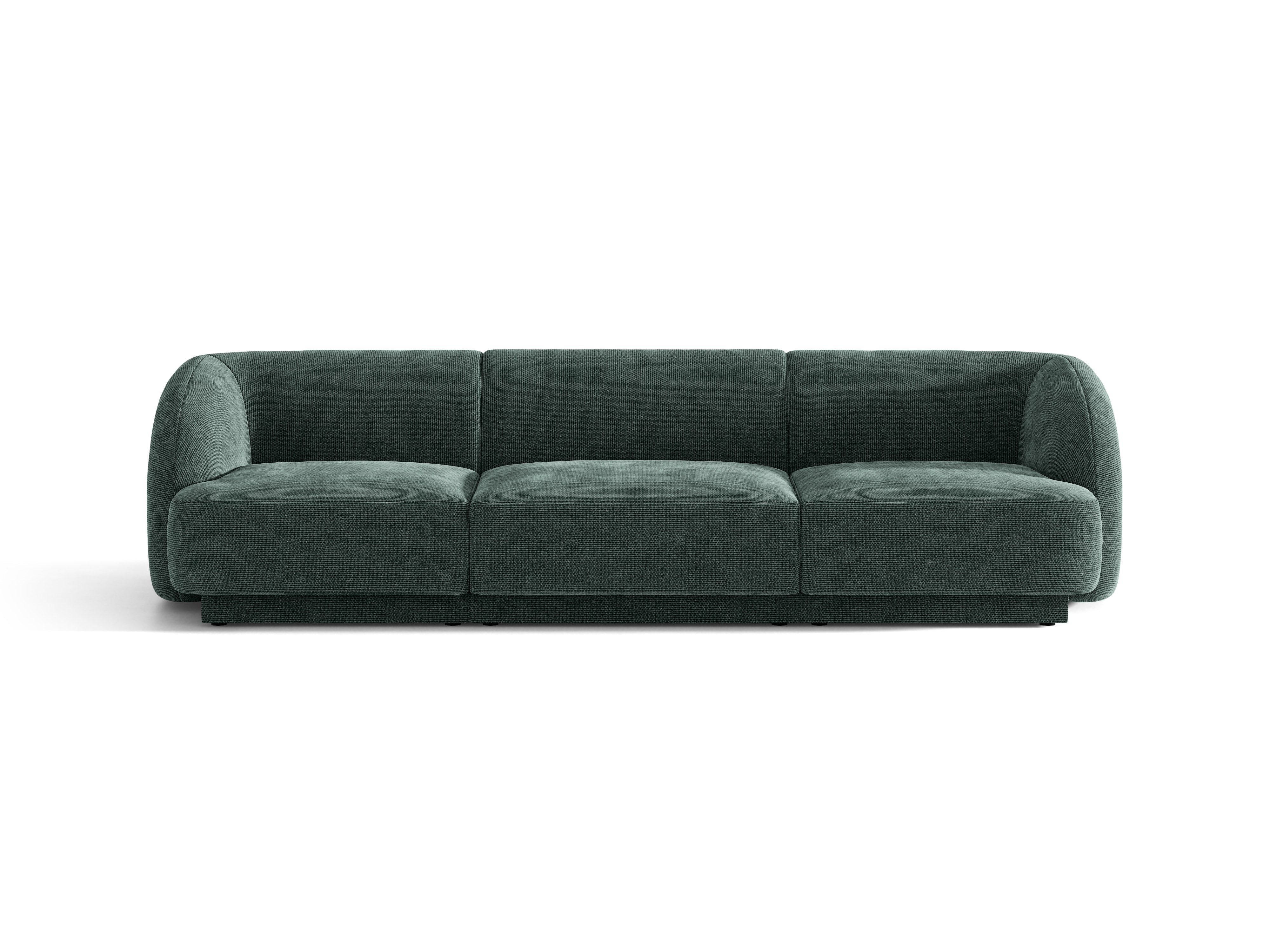 Sofa 3-osobowa MILEY petrol szenil jedwabisty