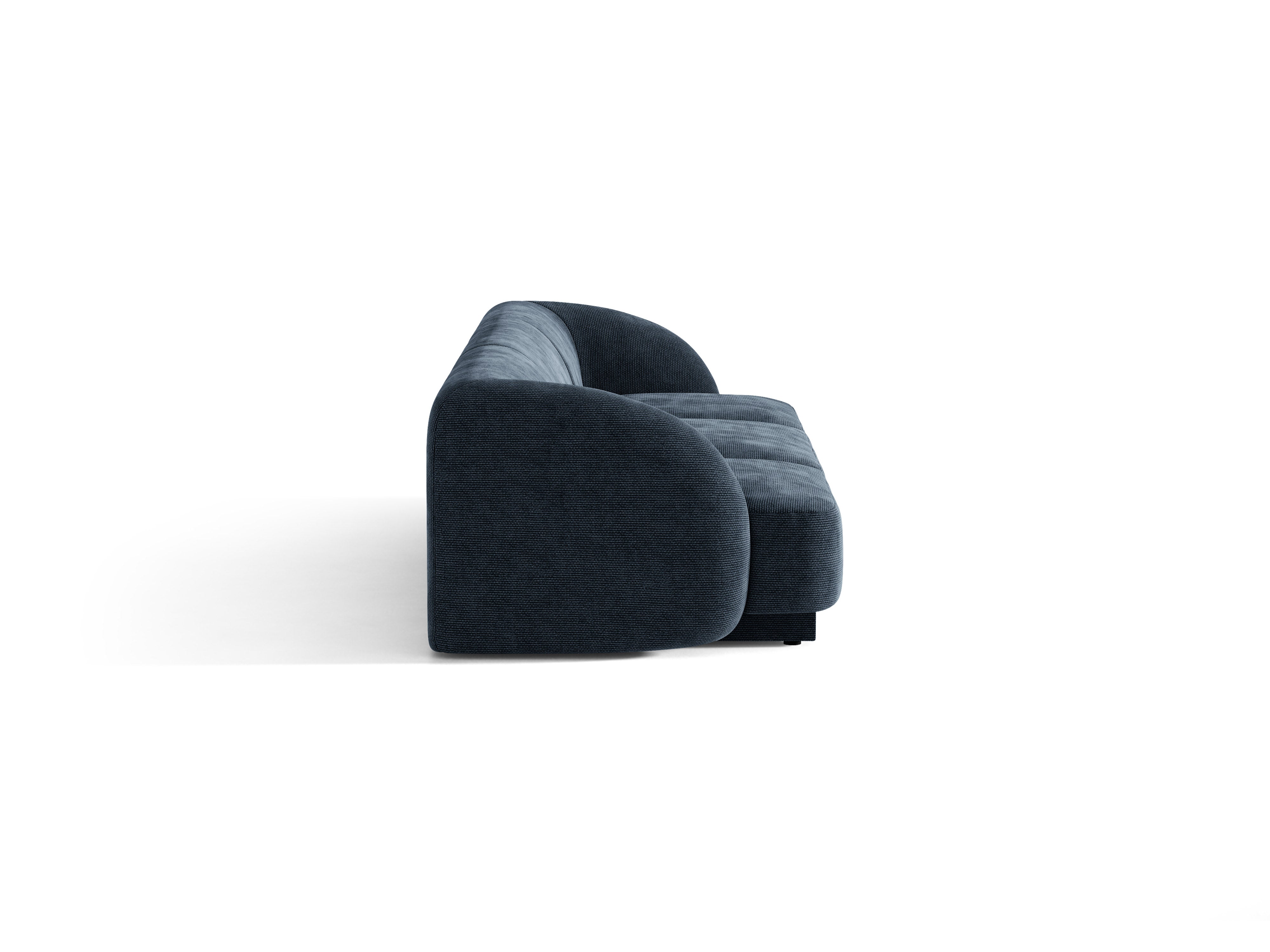 Sofa 3-osobowa MILEY granatowy szenil jedwabisty