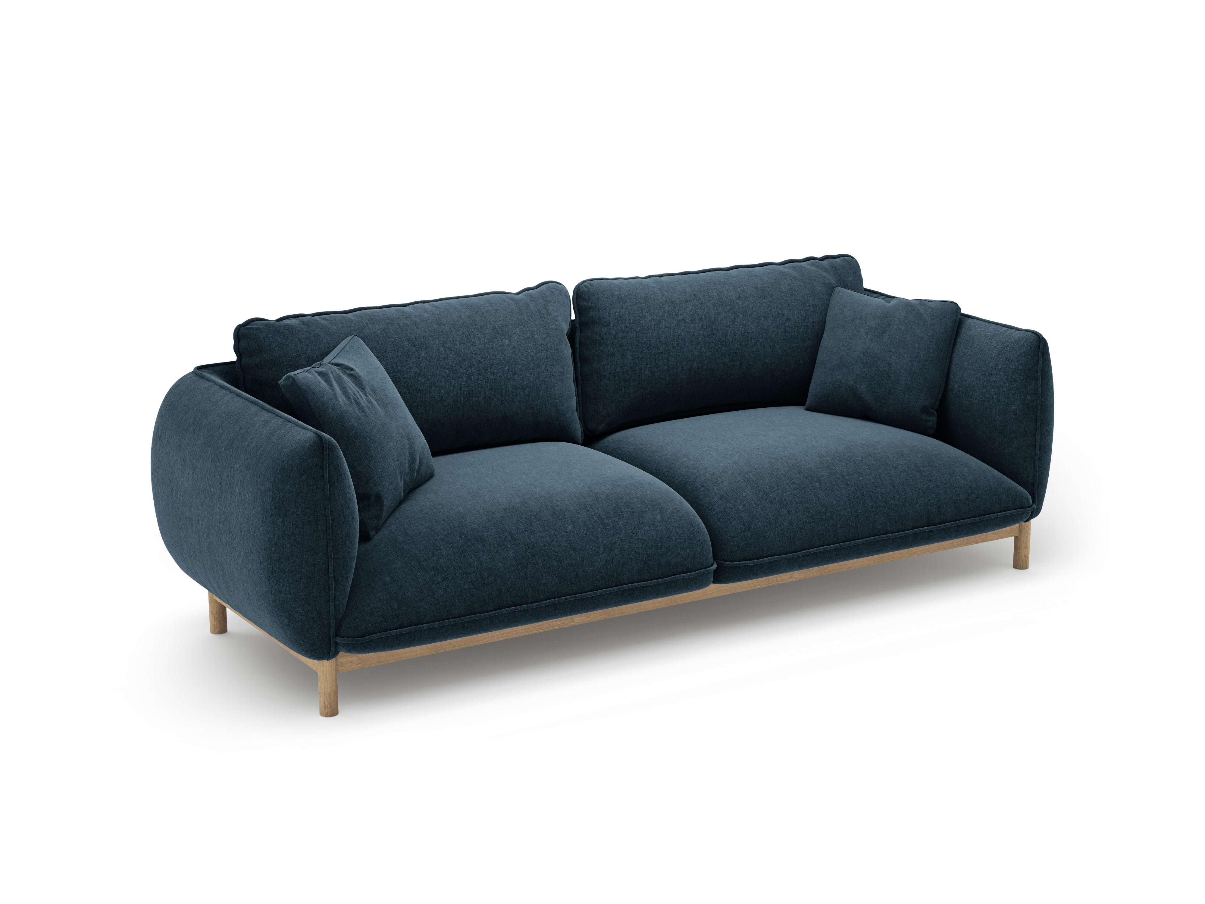 3-seater Sofa ADA sea blue chenille
