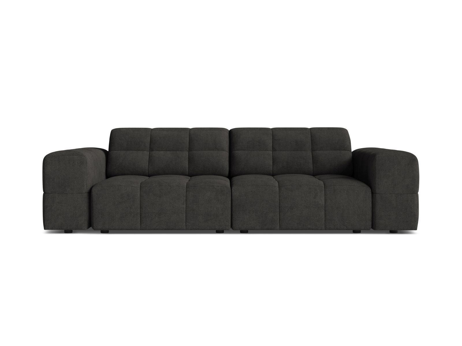Sofa 3-osobowa JENNIFER grafitowy szenil – Micadoni