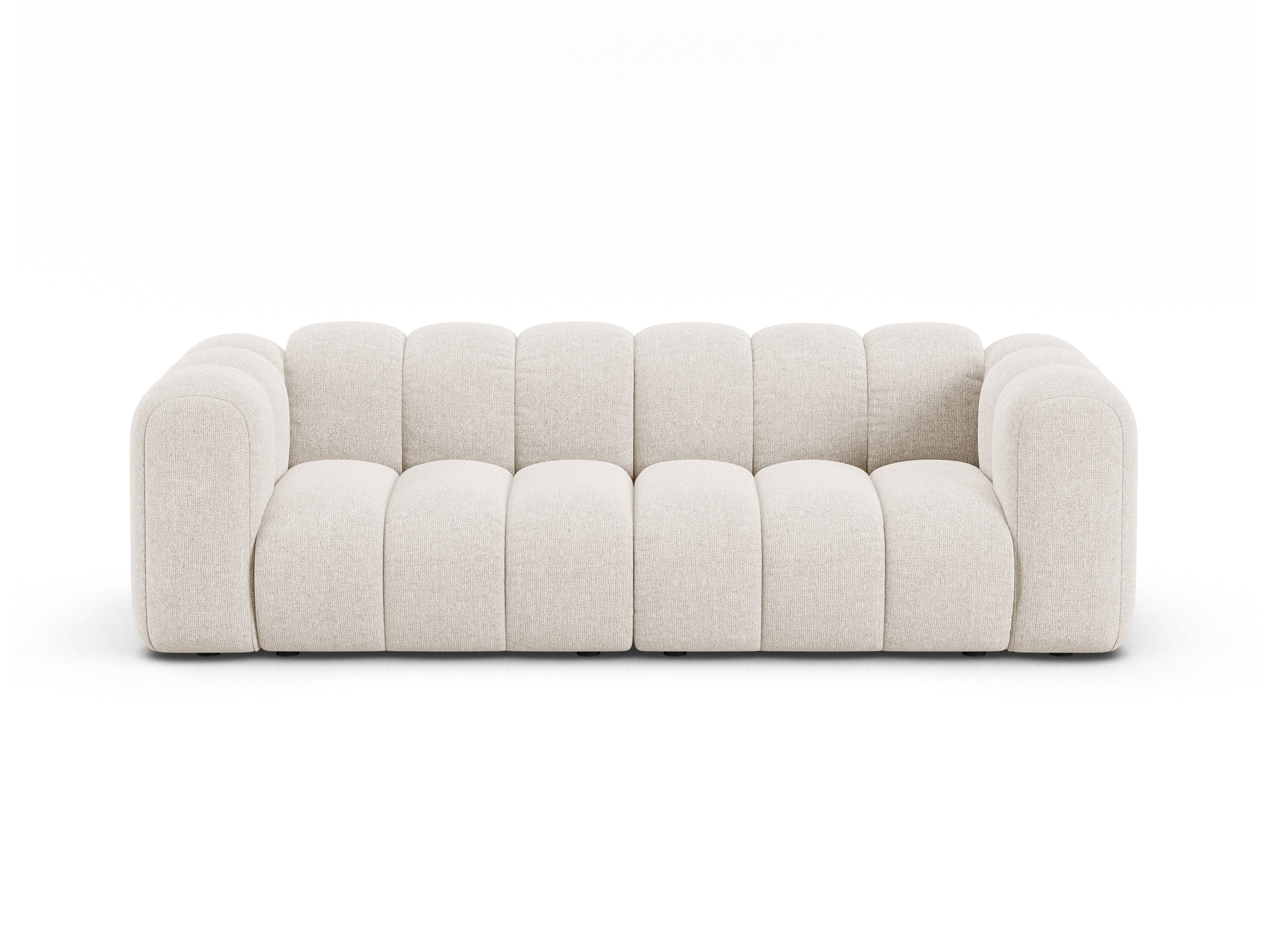 Sofa 3-osobowa LUPINE jasny beżowy szenil