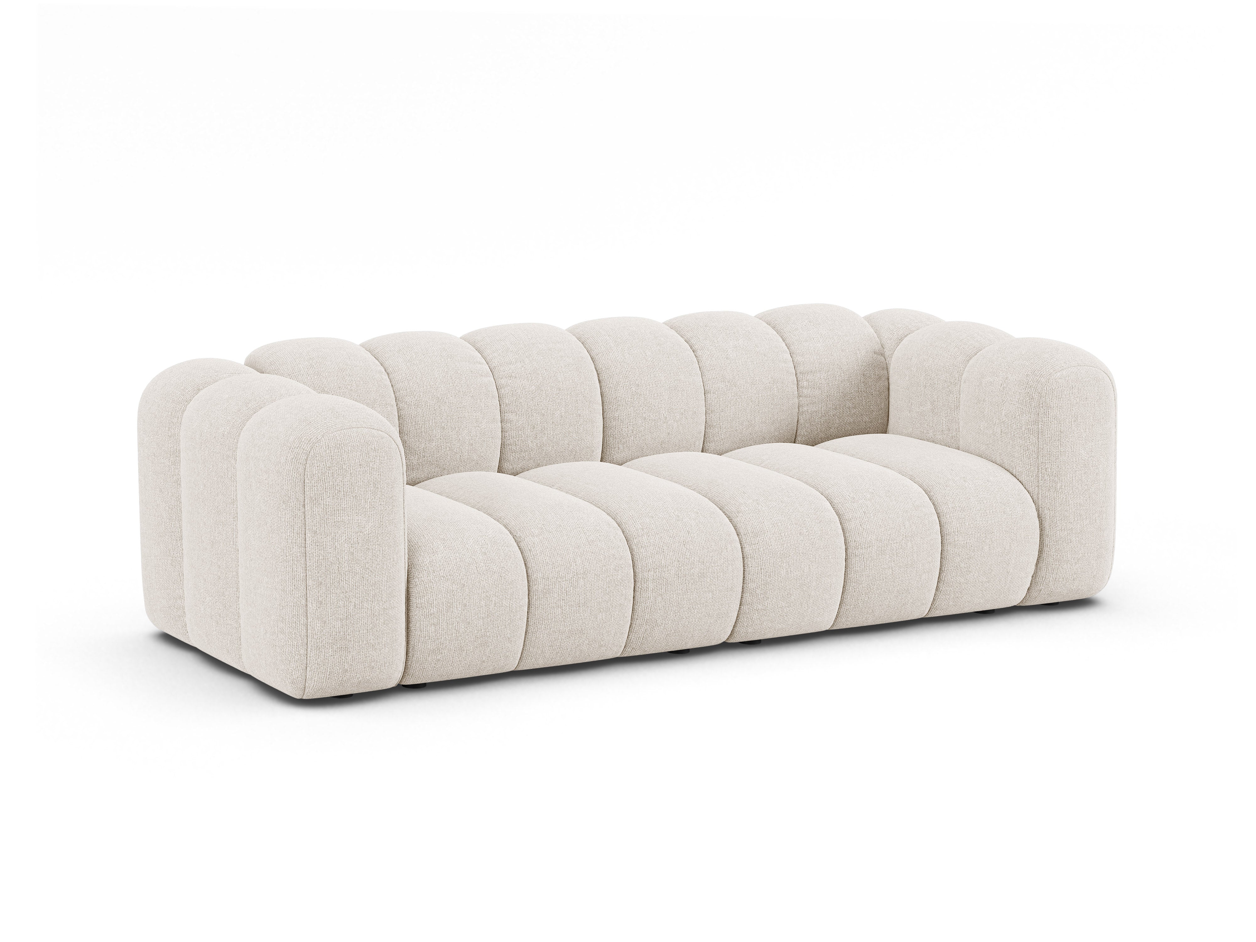 Sofa 3-osobowa LUPINE jasny beżowy szenil