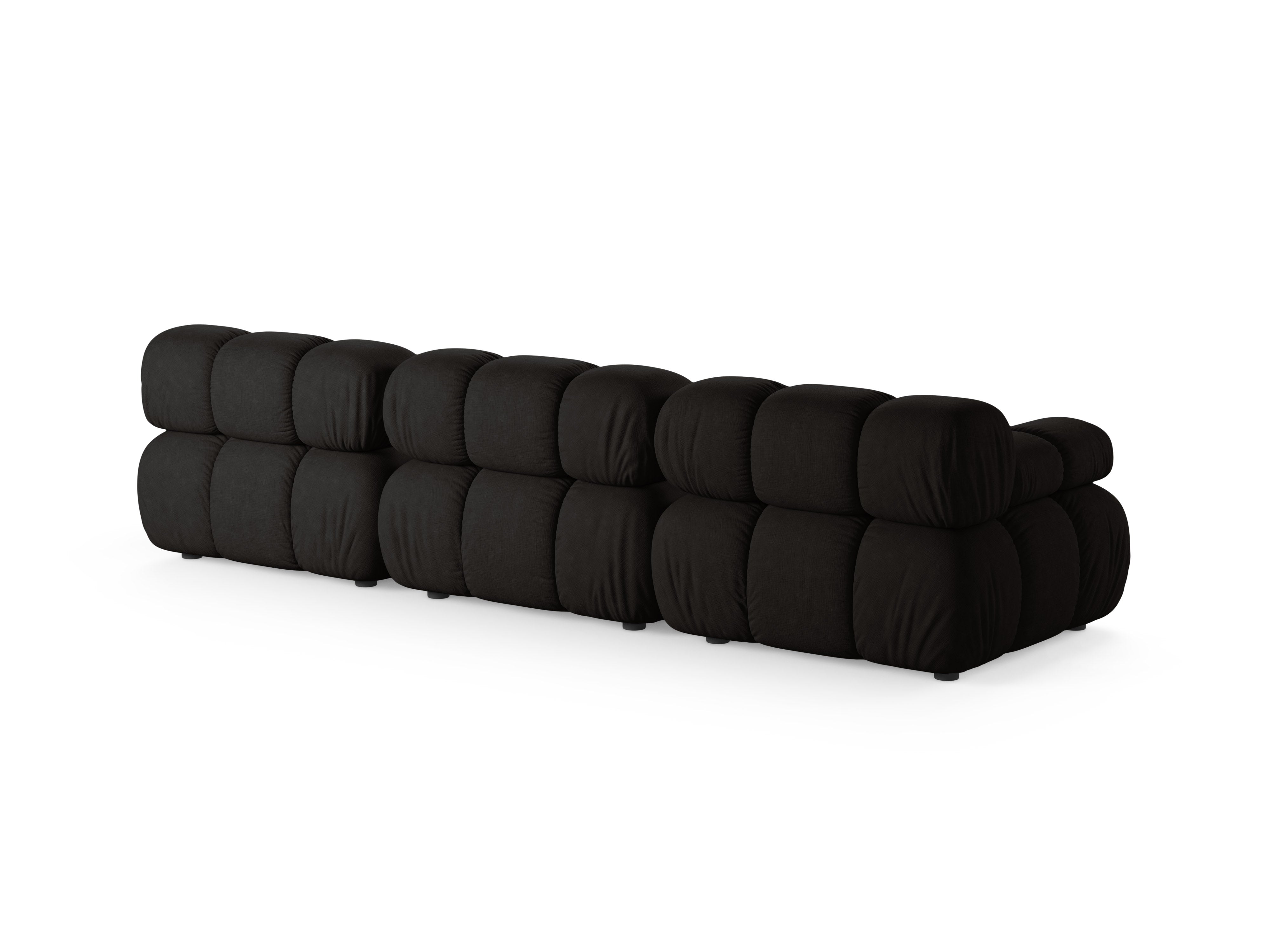 Sofa modułowa 3-osobowa BELLIS czarny