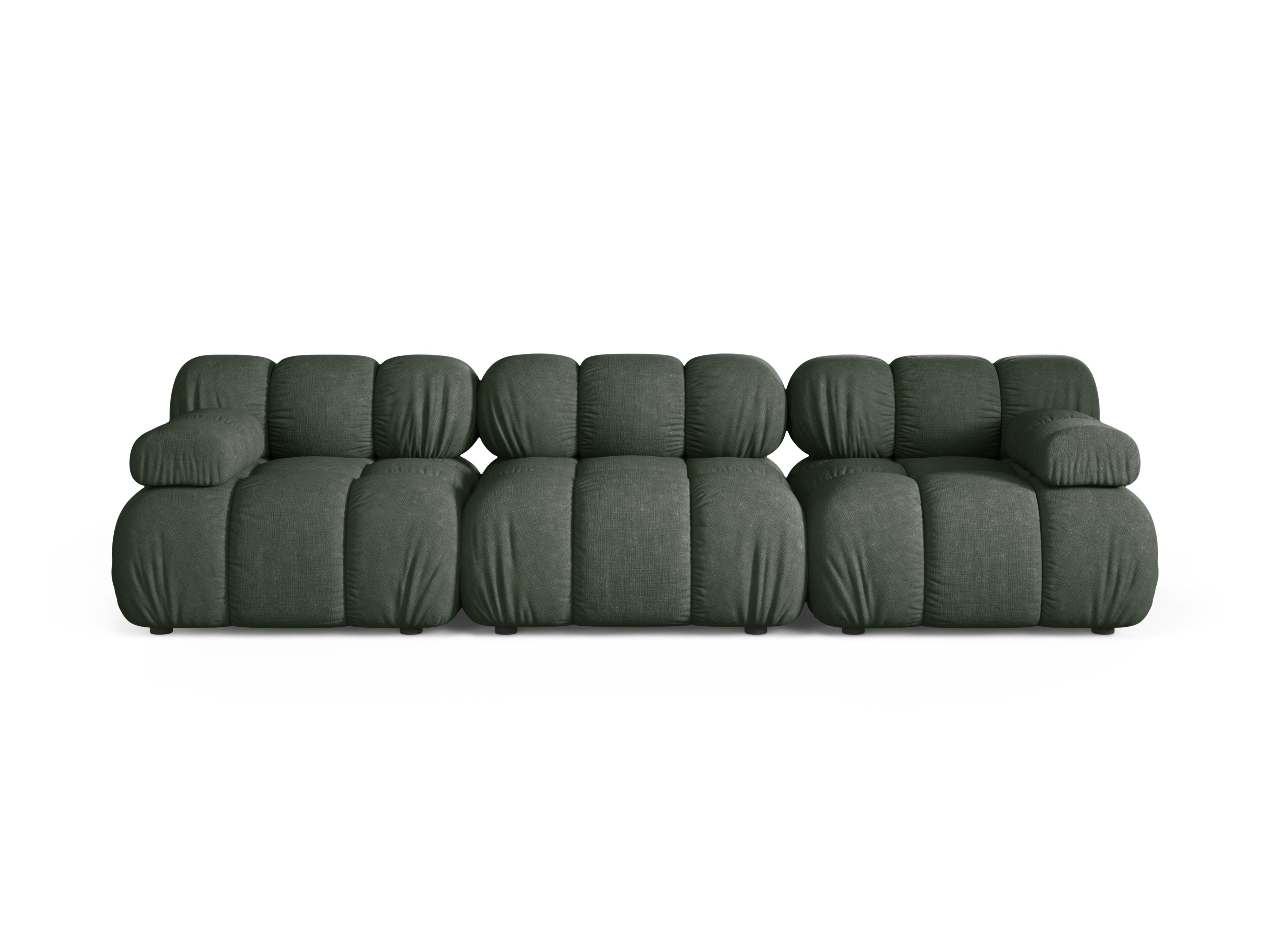 Sofa modułowa 3-osobowa BELLIS ciemnozielony