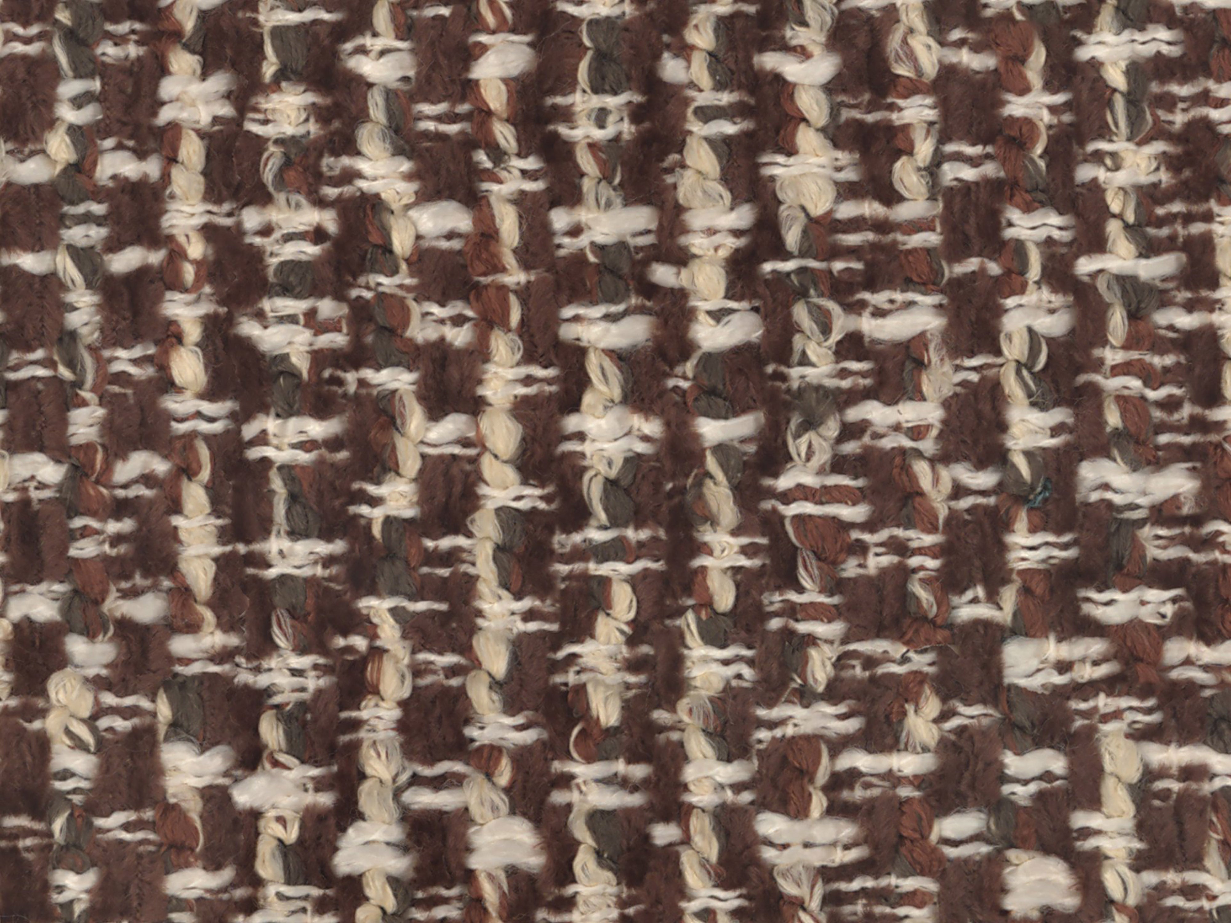 Sofa 3-Sitzer POPPY braunes Chenille