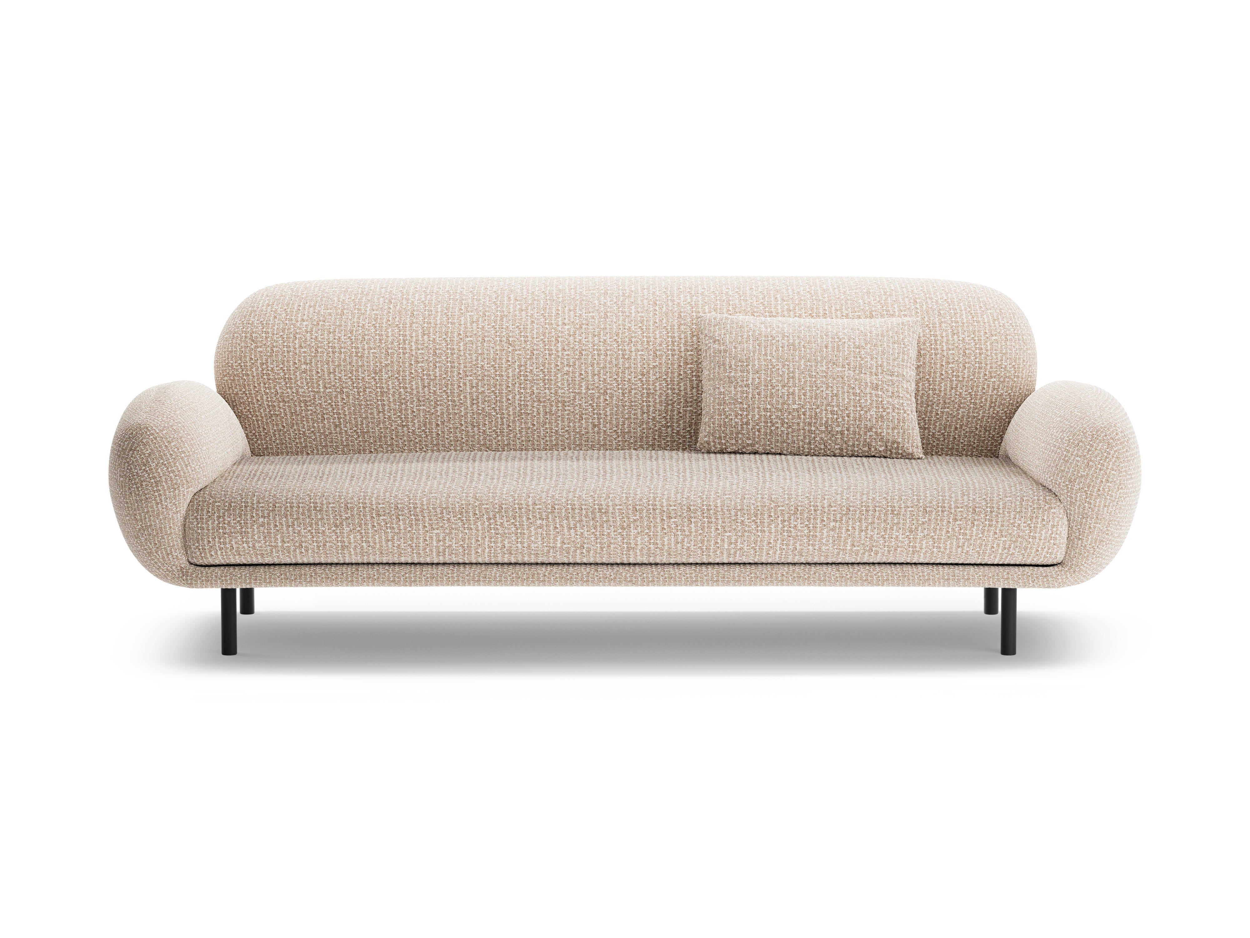 Sofa 3-osobowa POPPY piaskowy szenil