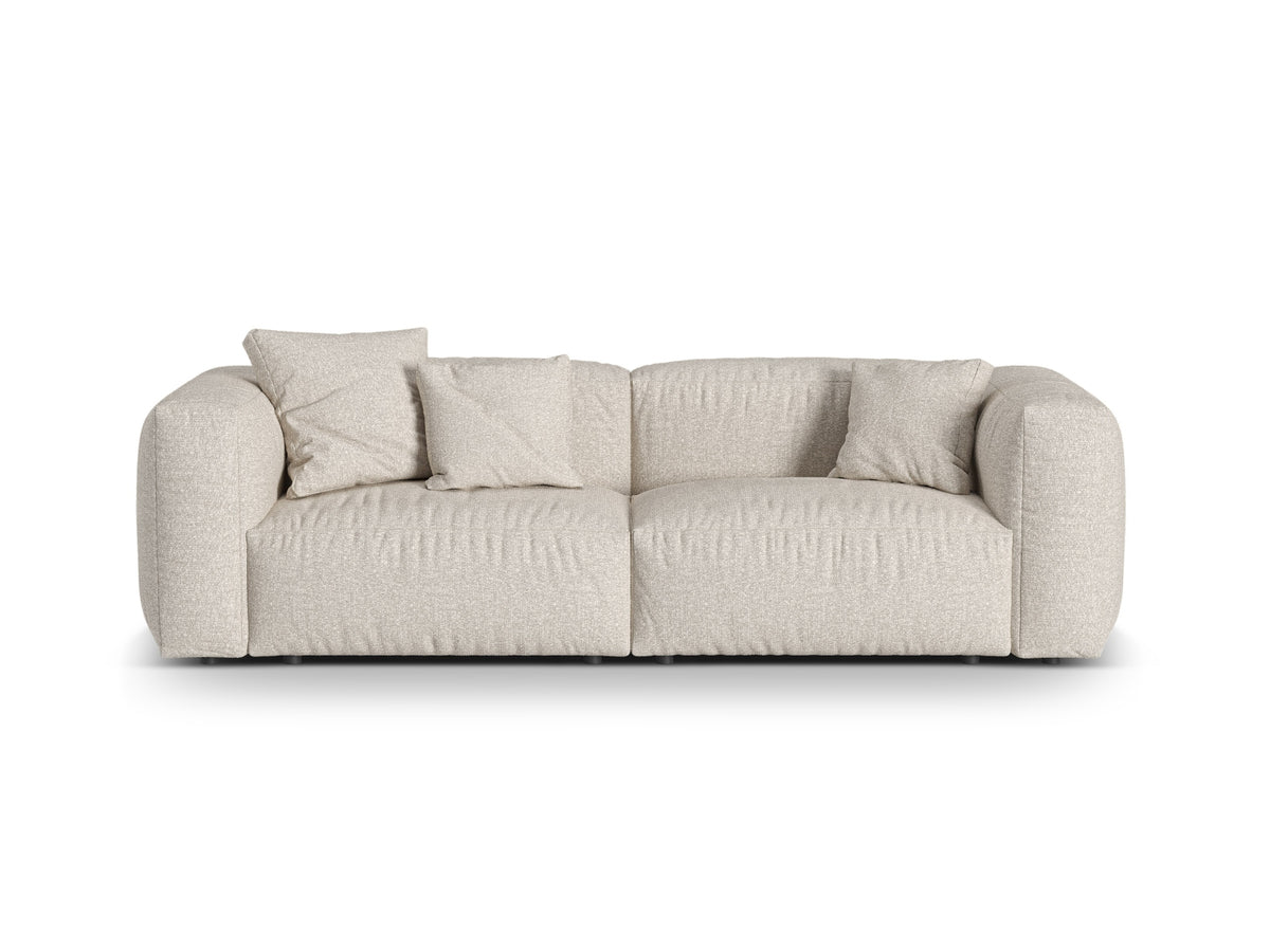 Sofa 3-osobowa MARTINA beżowy boucle – Micadoni
