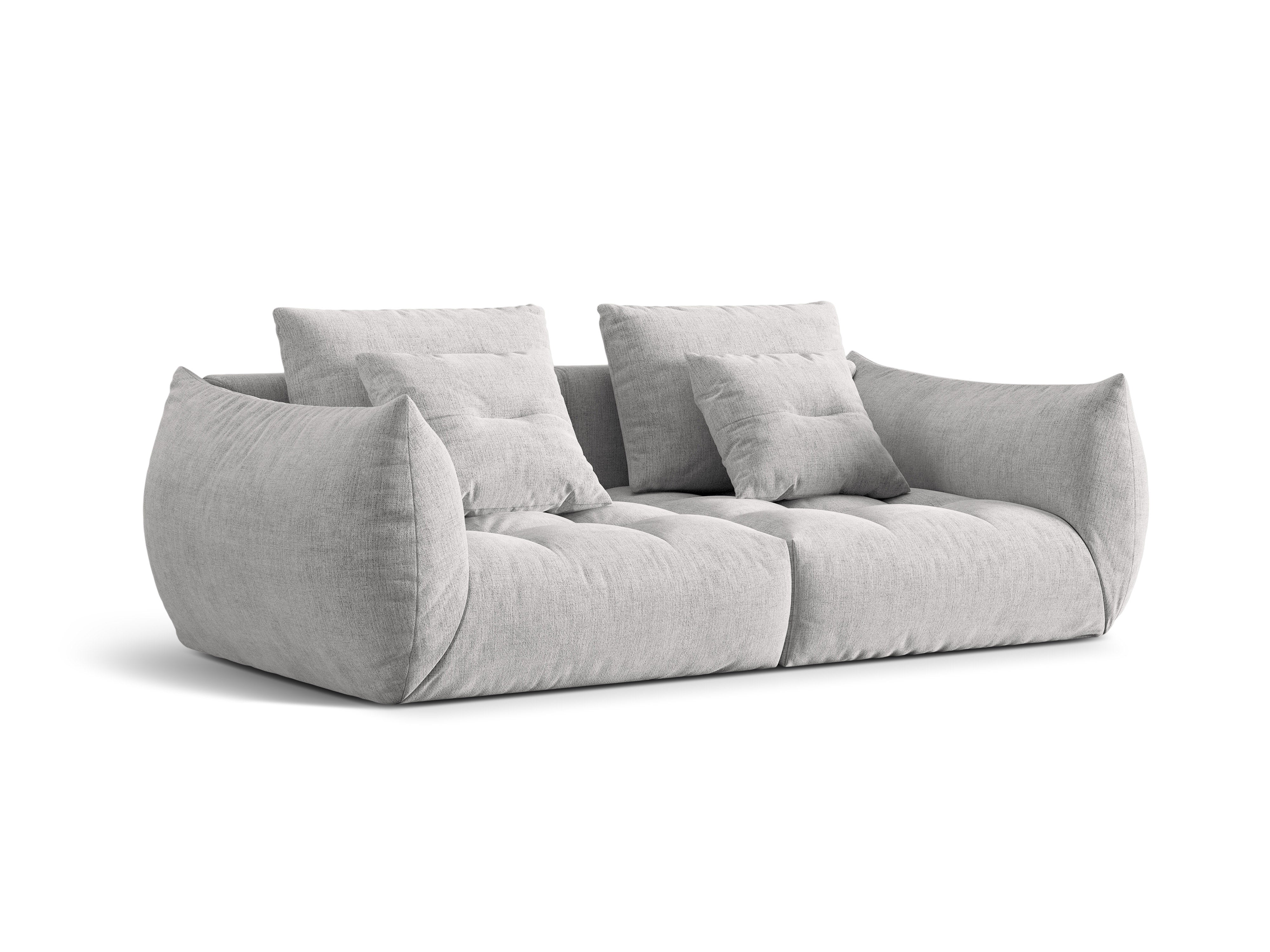 Sofa 3-osobowa BLOOM srebrny