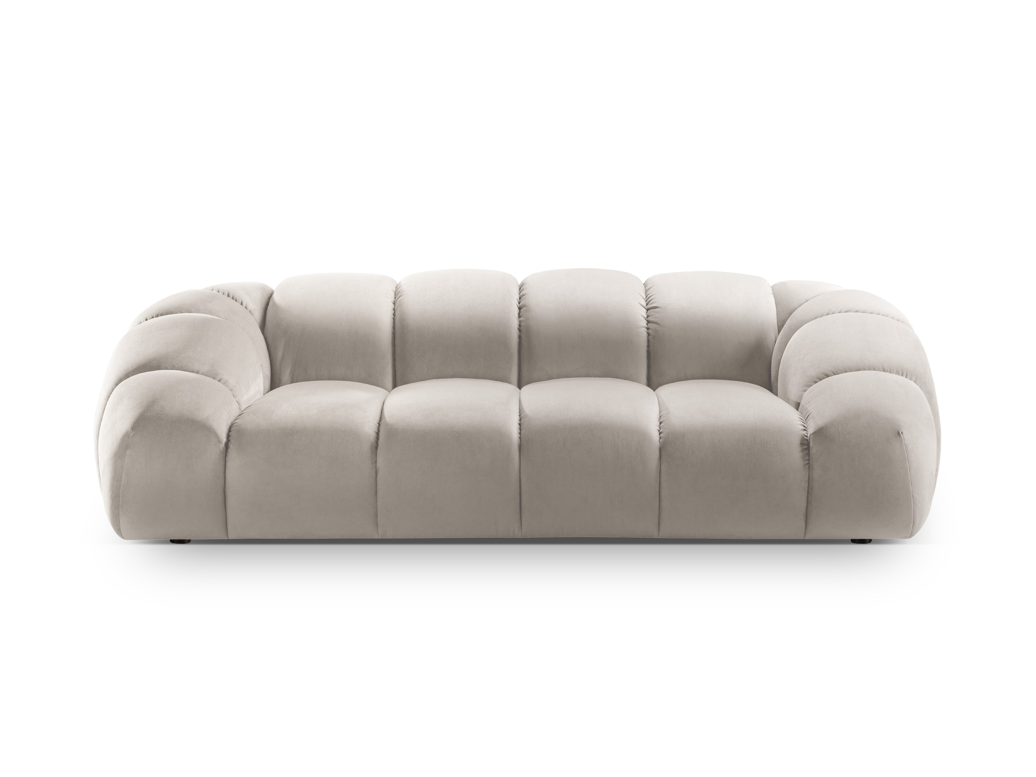 Sofa aksamitna 2,5-osobowa DIANA beżowy