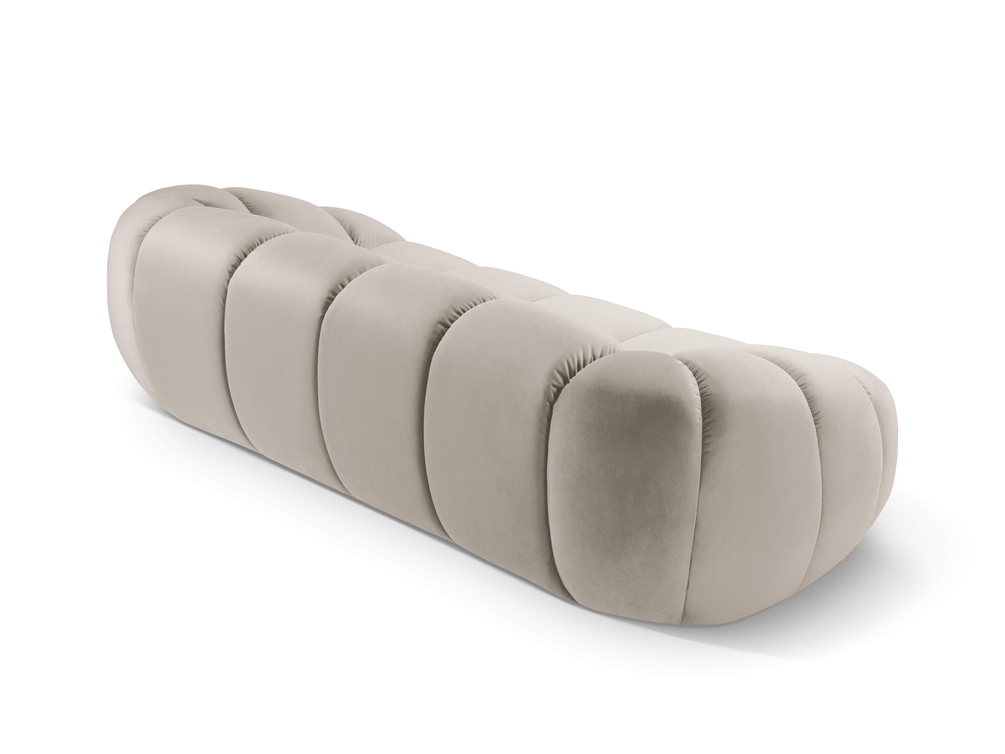Sofa aksamitna 2,5-osobowa DIANA beżowy