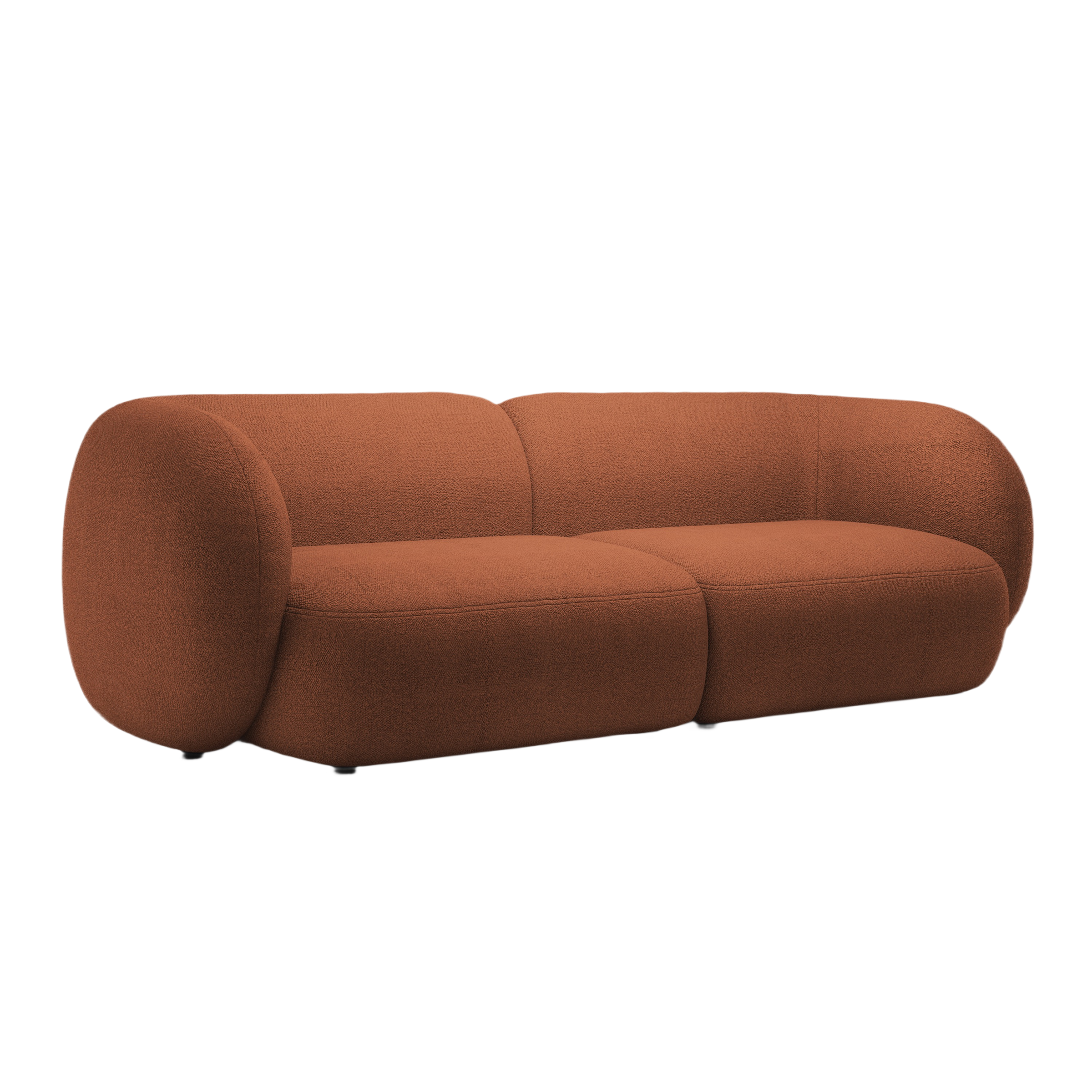 Sofa 4-osobowa KATE terracotta boucle