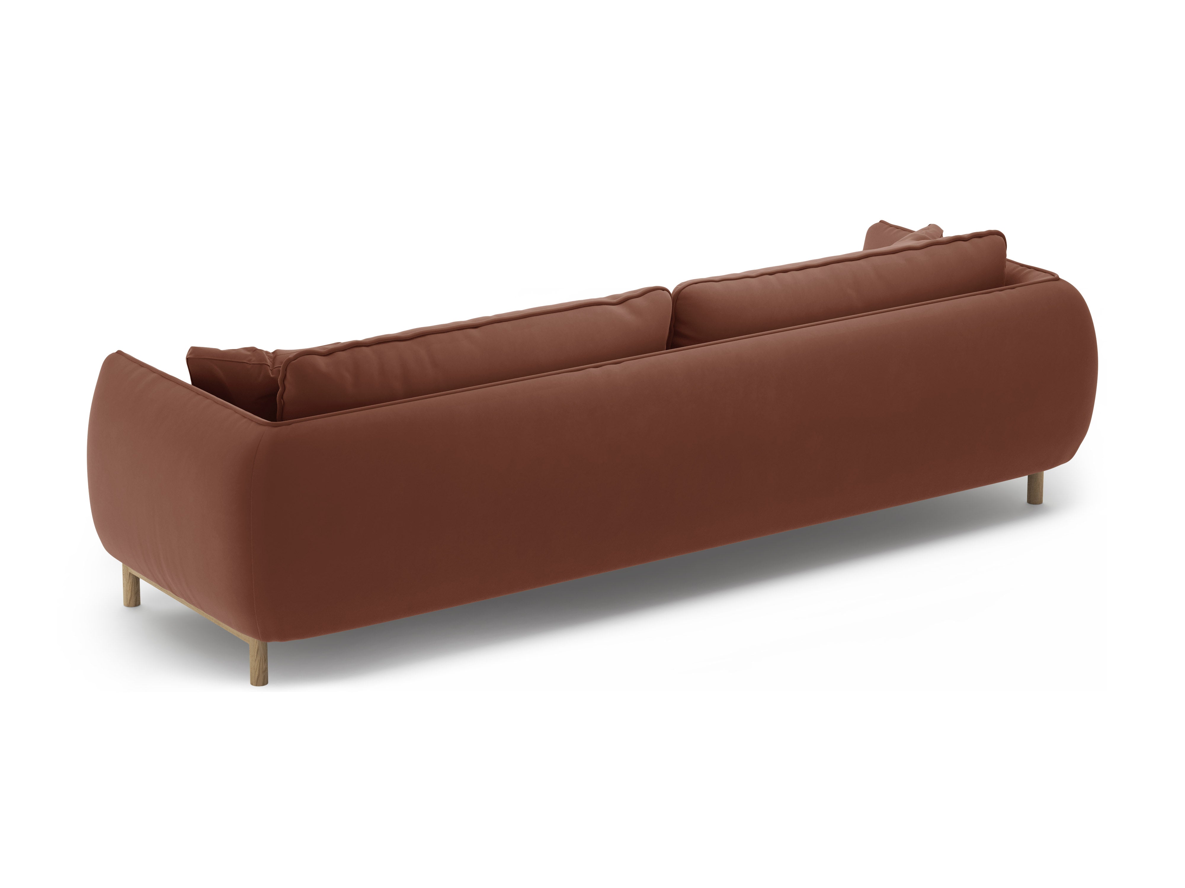 Sofa aksamitna 4-osobowa ADA cuoio