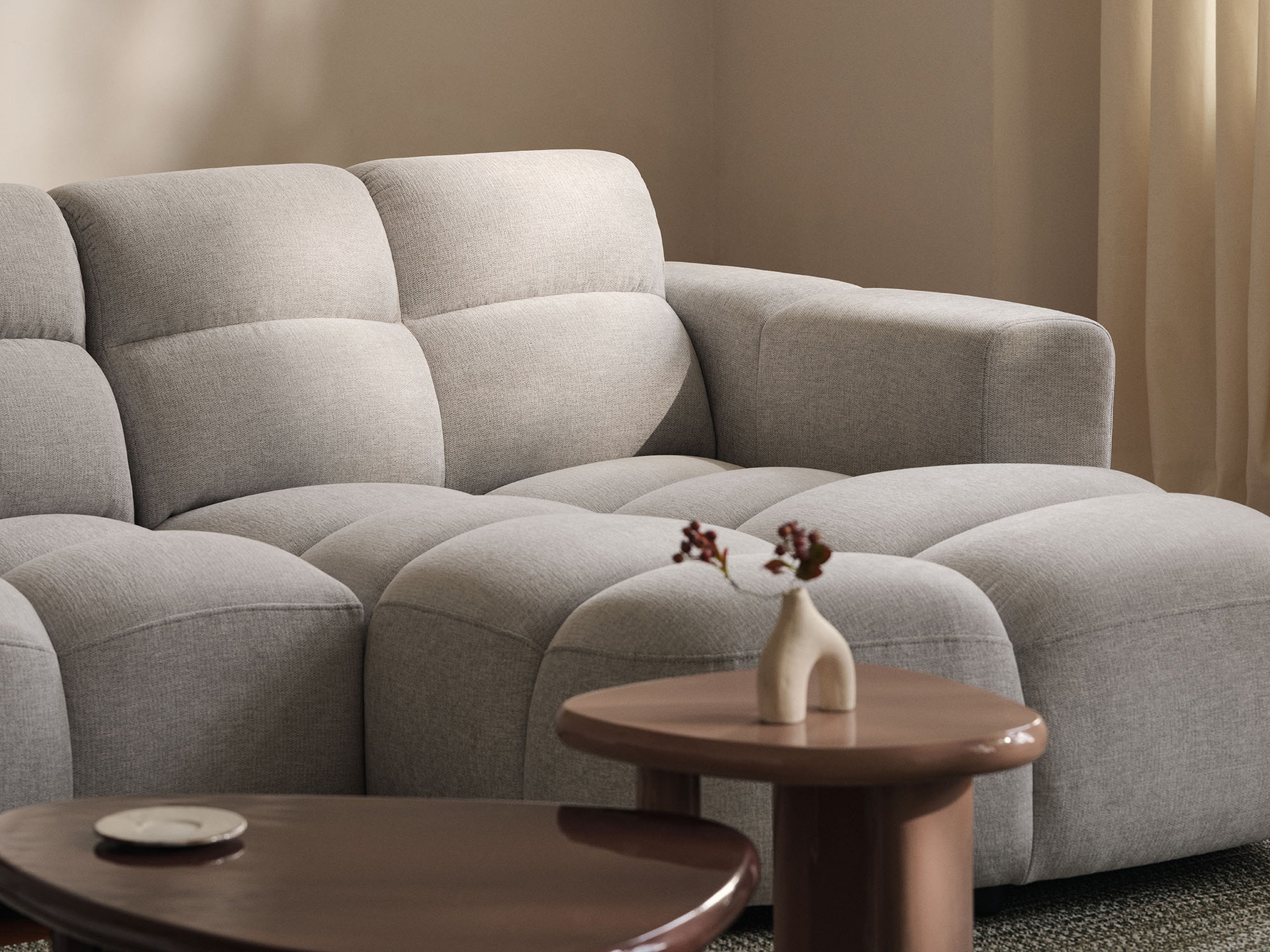 Sofa 4-osobowa LISA jasnoniebieski szenil