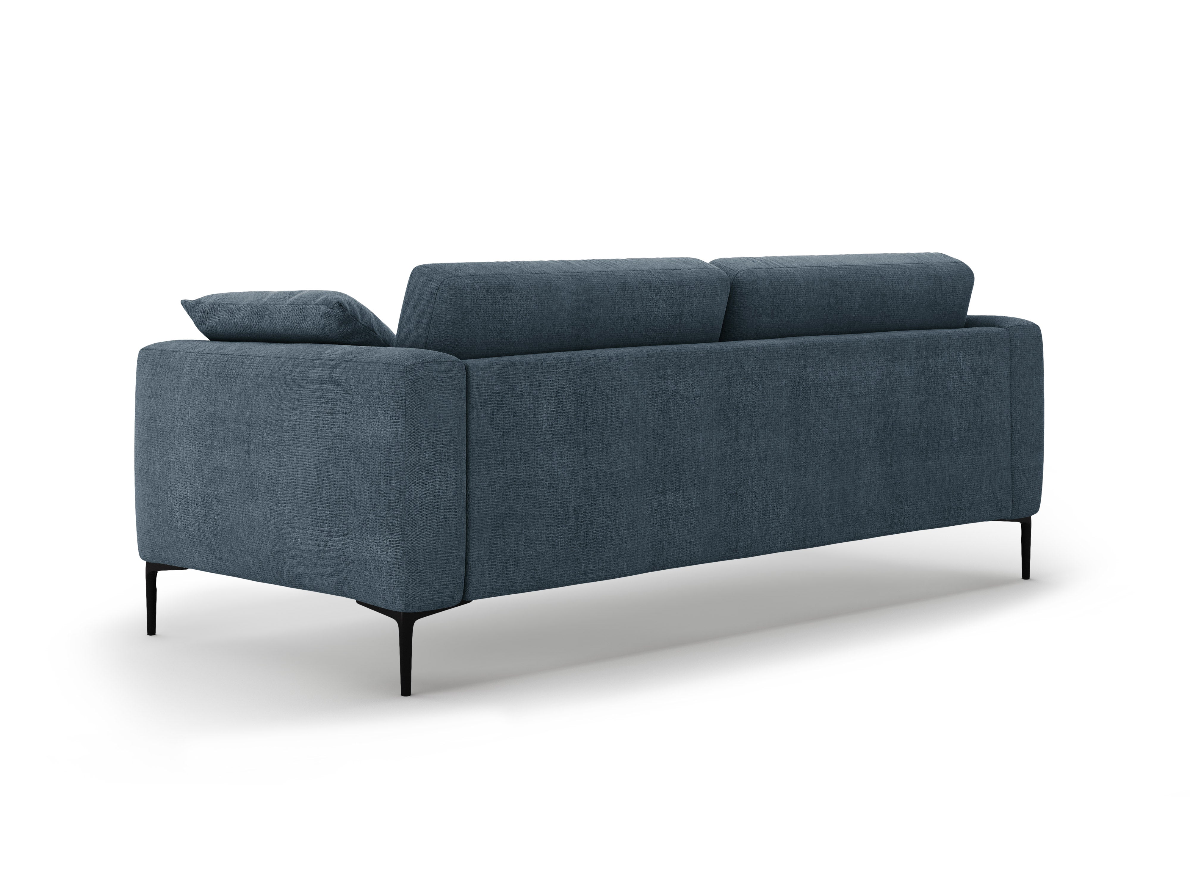 Sofa 4-seater BEMY dark blue chenille