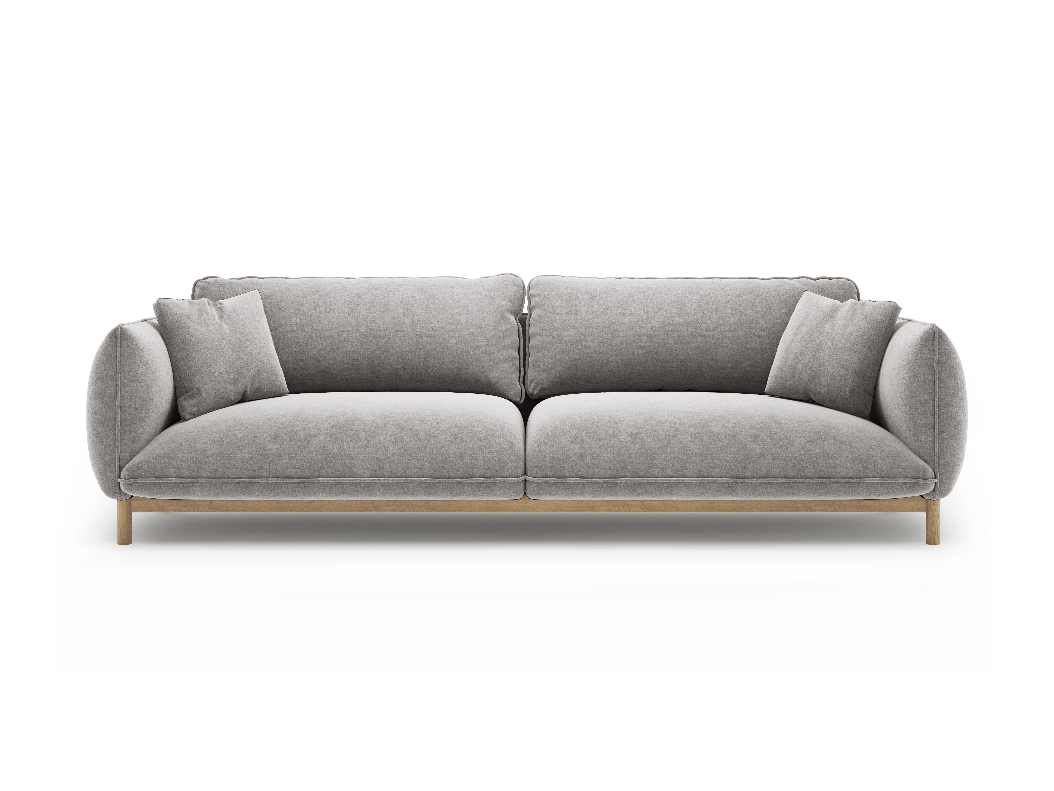 Sofa 4-osobowa ADA jasnoszary szenil