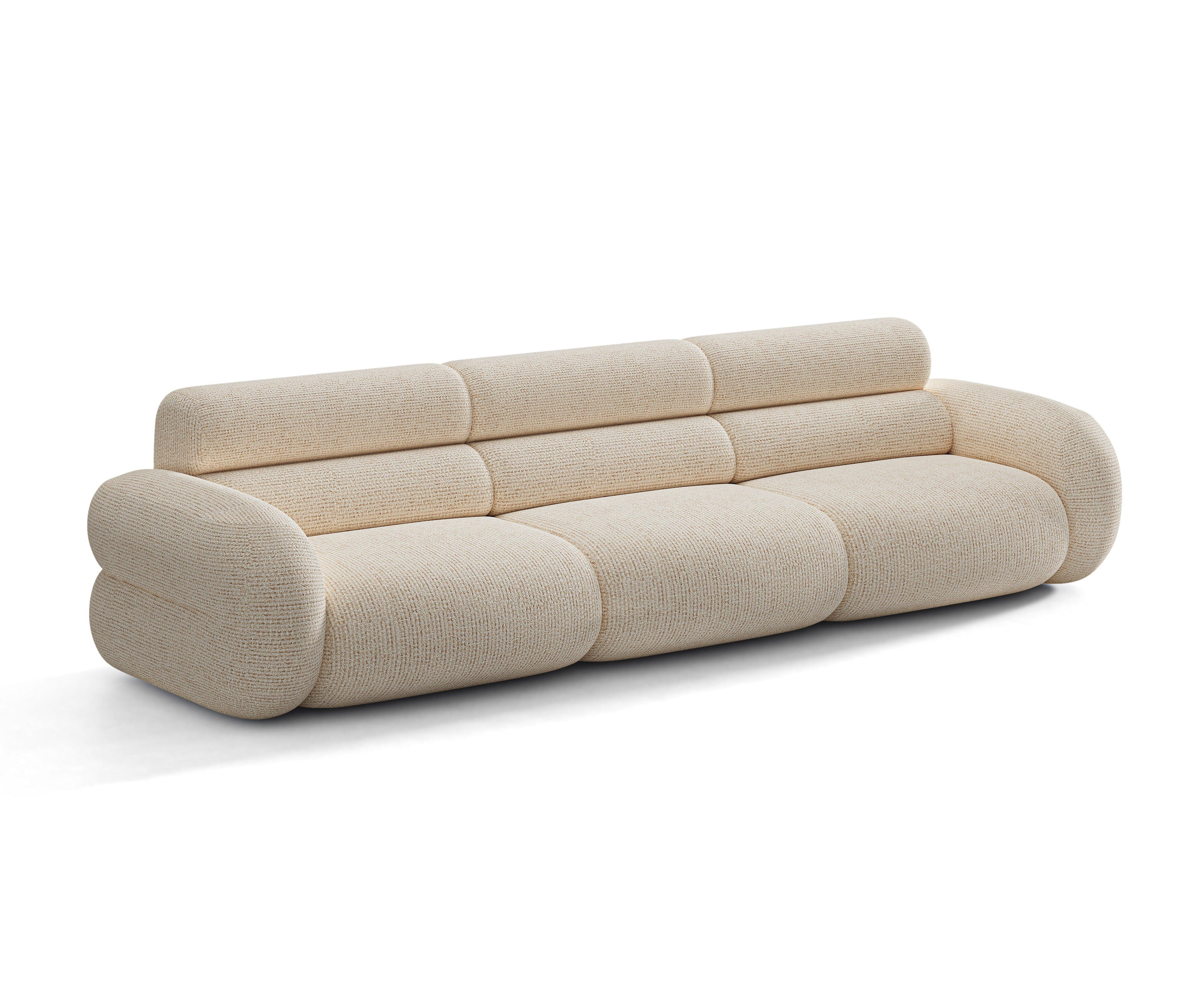 Sofa 4-osobowa NEO jasnobeżowy melanż