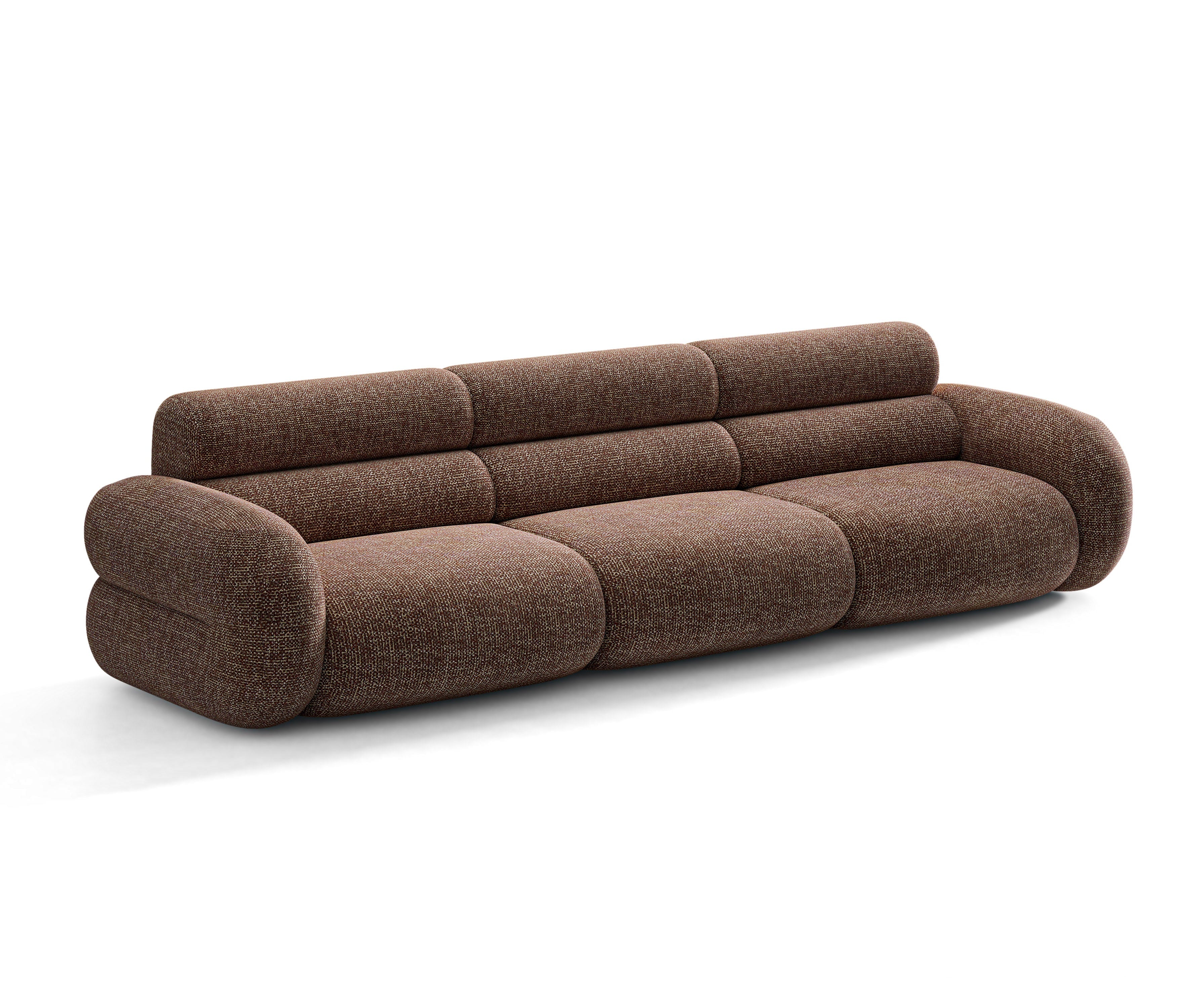 Sofa 4-osobowa NEO brązowy melanż