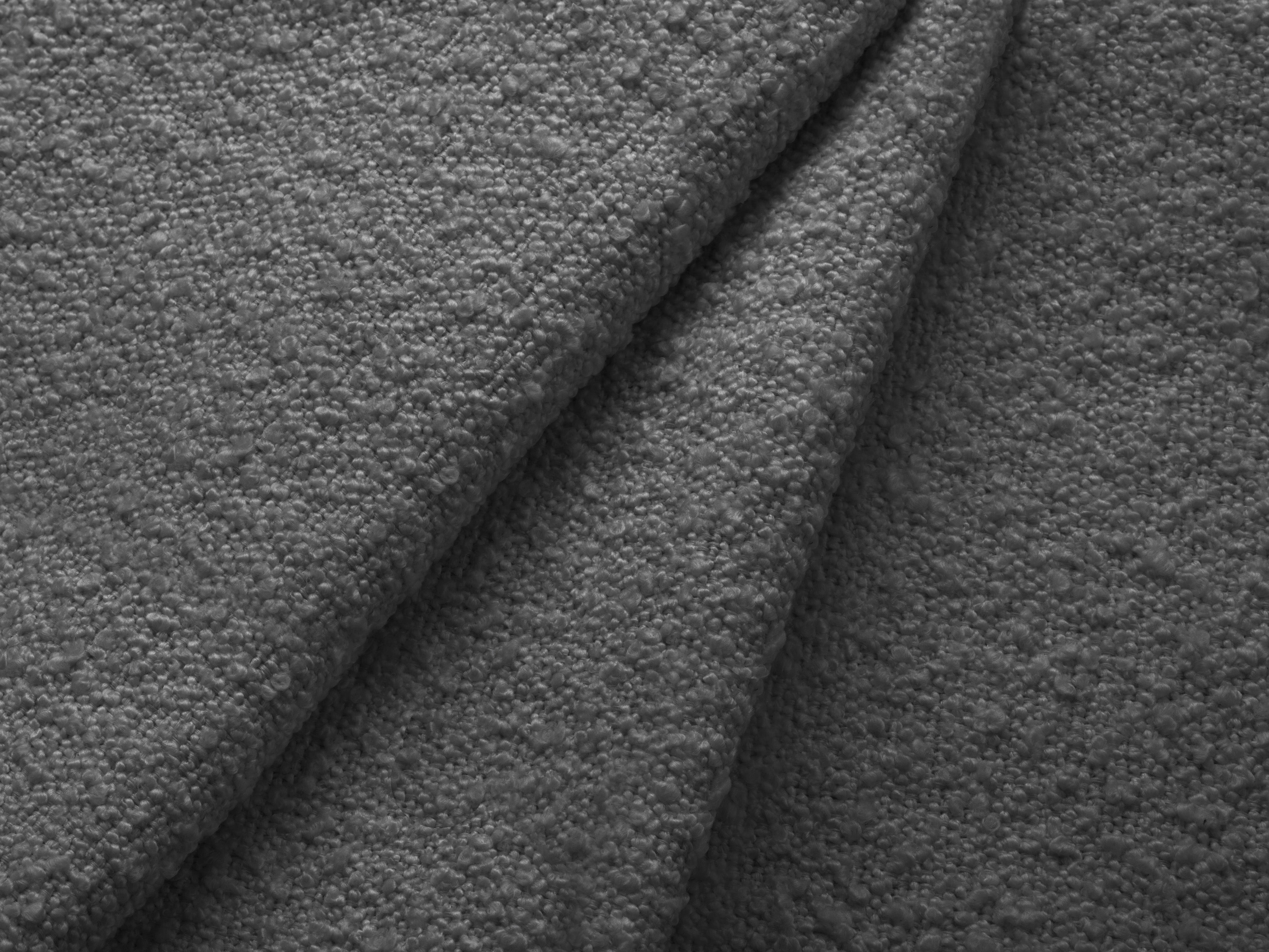 Fotel KATE ciemnoszary boucle