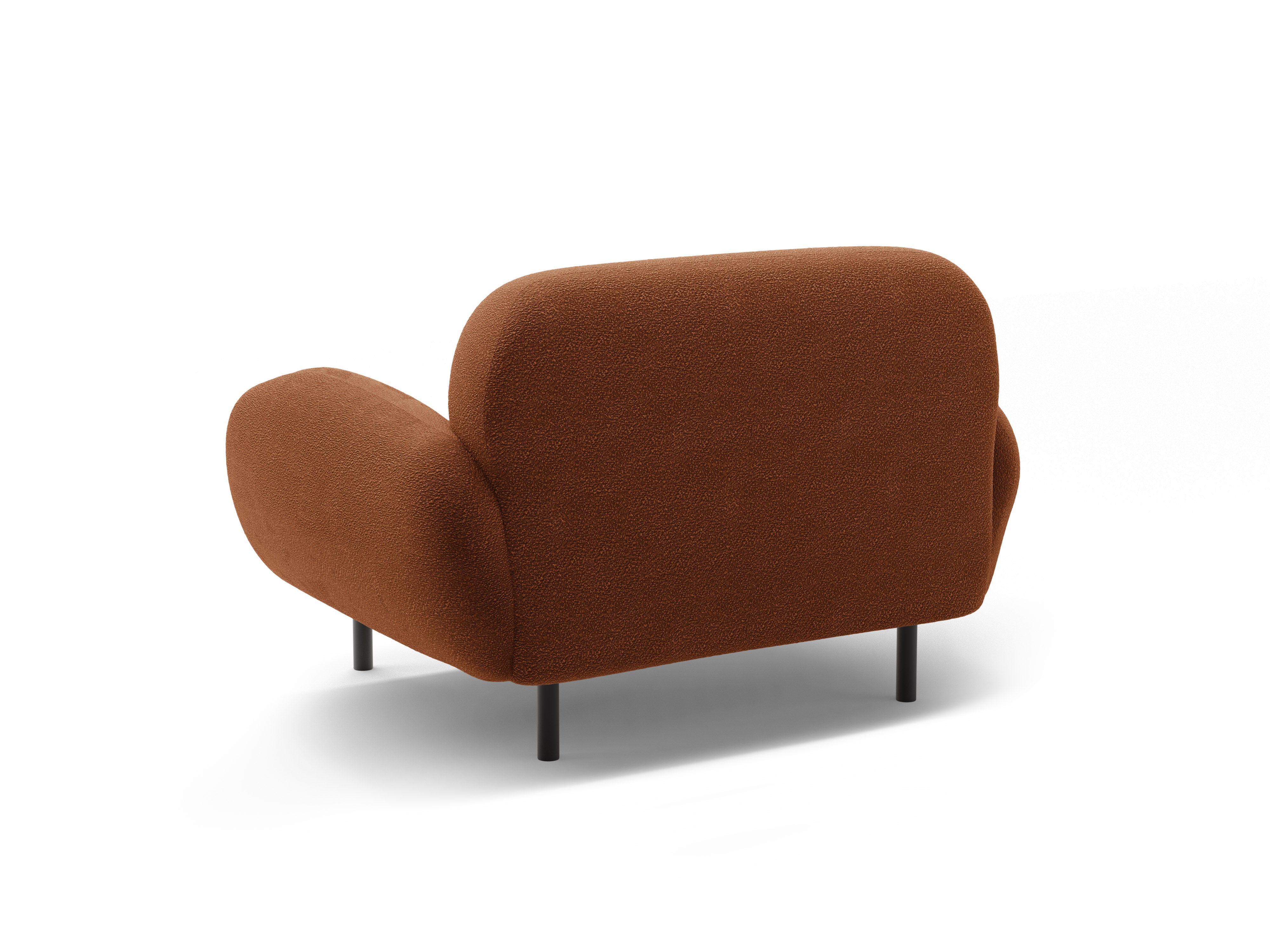 POPPY armchair terracotta boucle