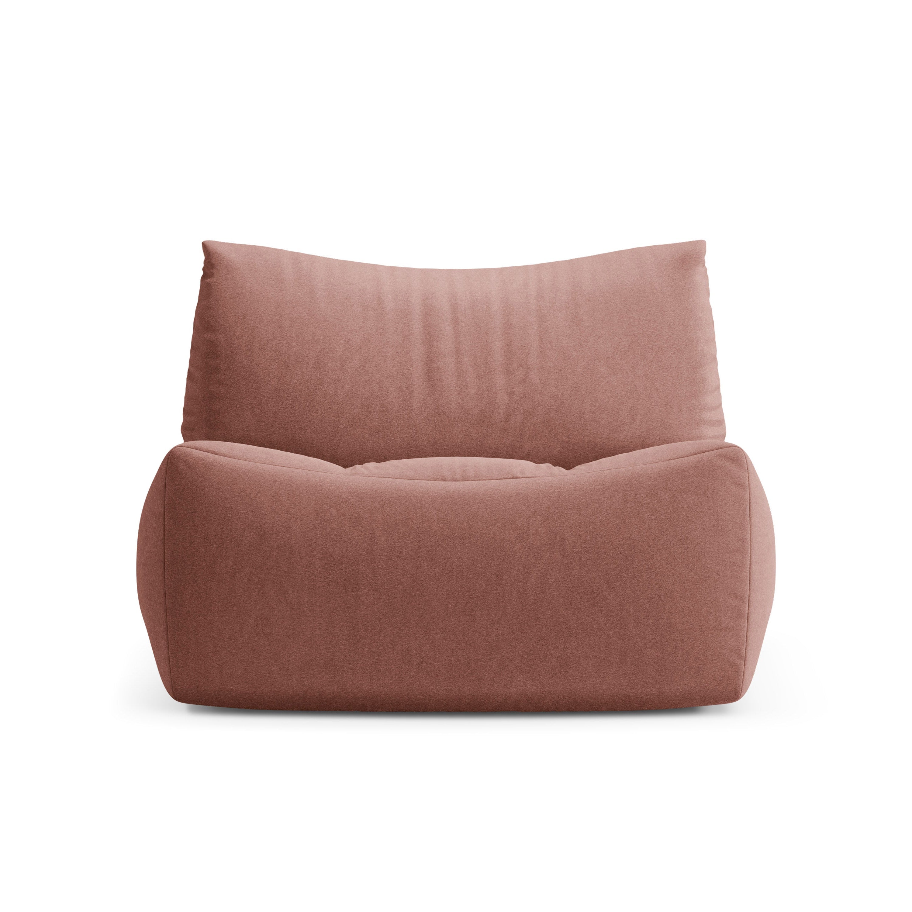 Samt Sessel TOVE rosa Flamingo
