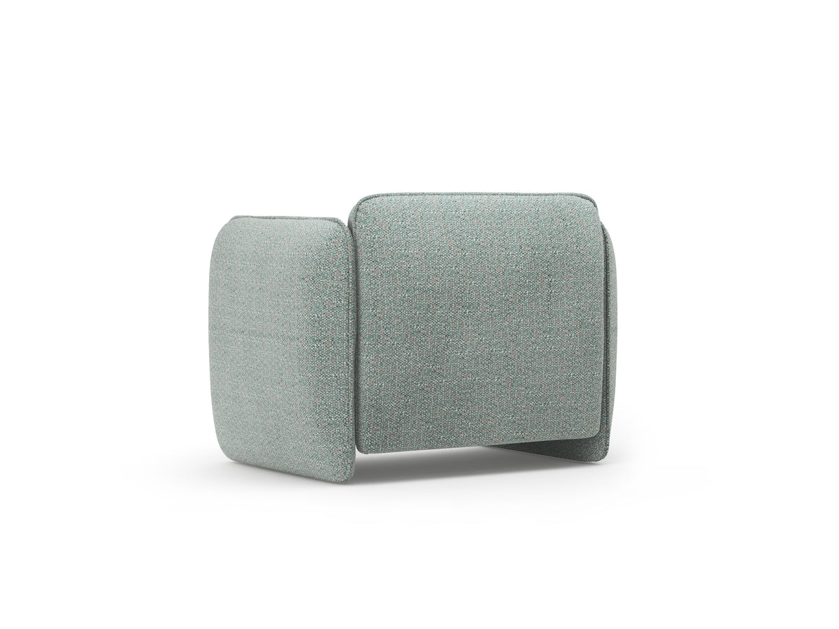 Fotel GEORGIA zgaszony niebieski szenil