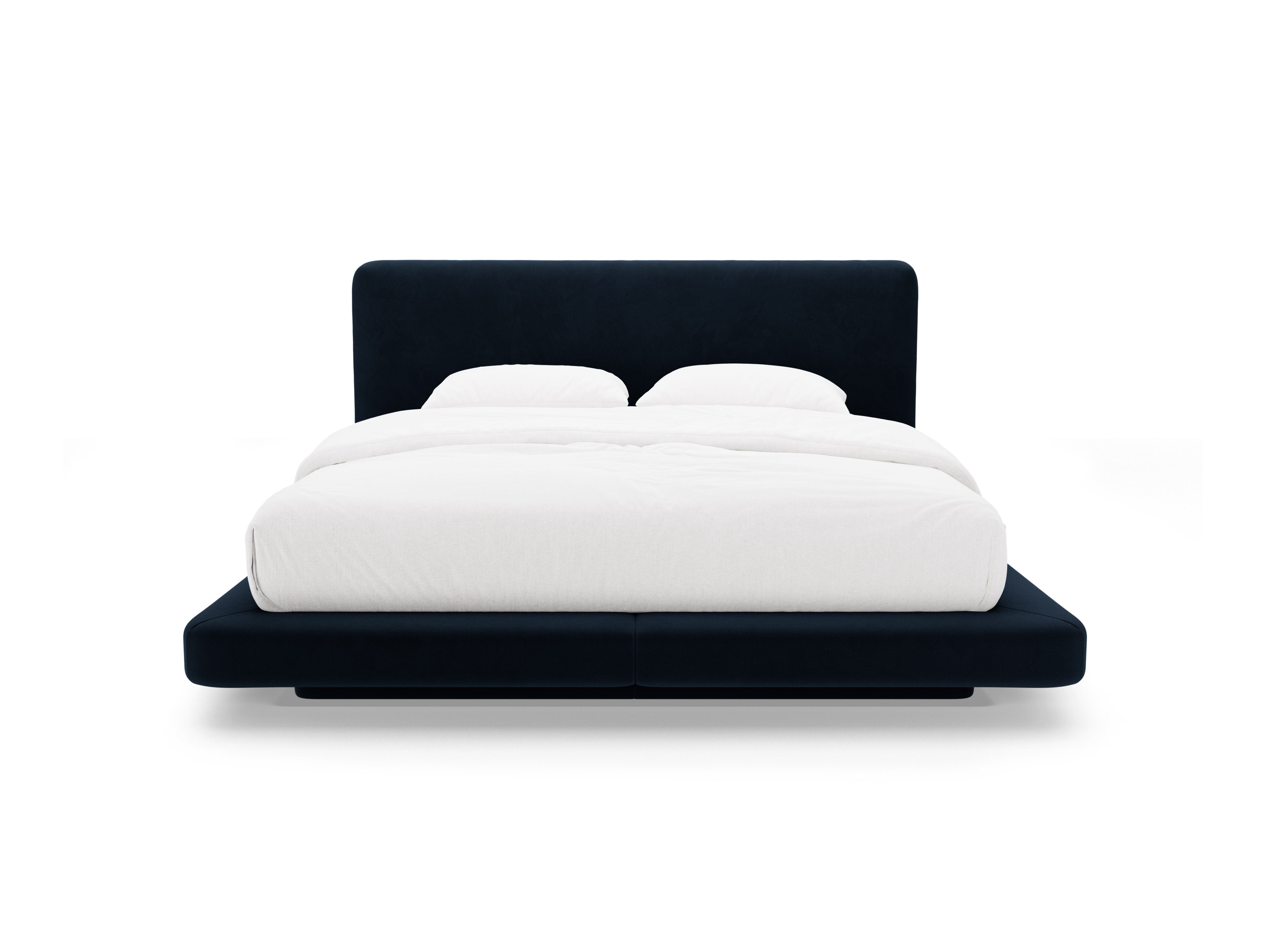 Samtbett LINEA marineblau