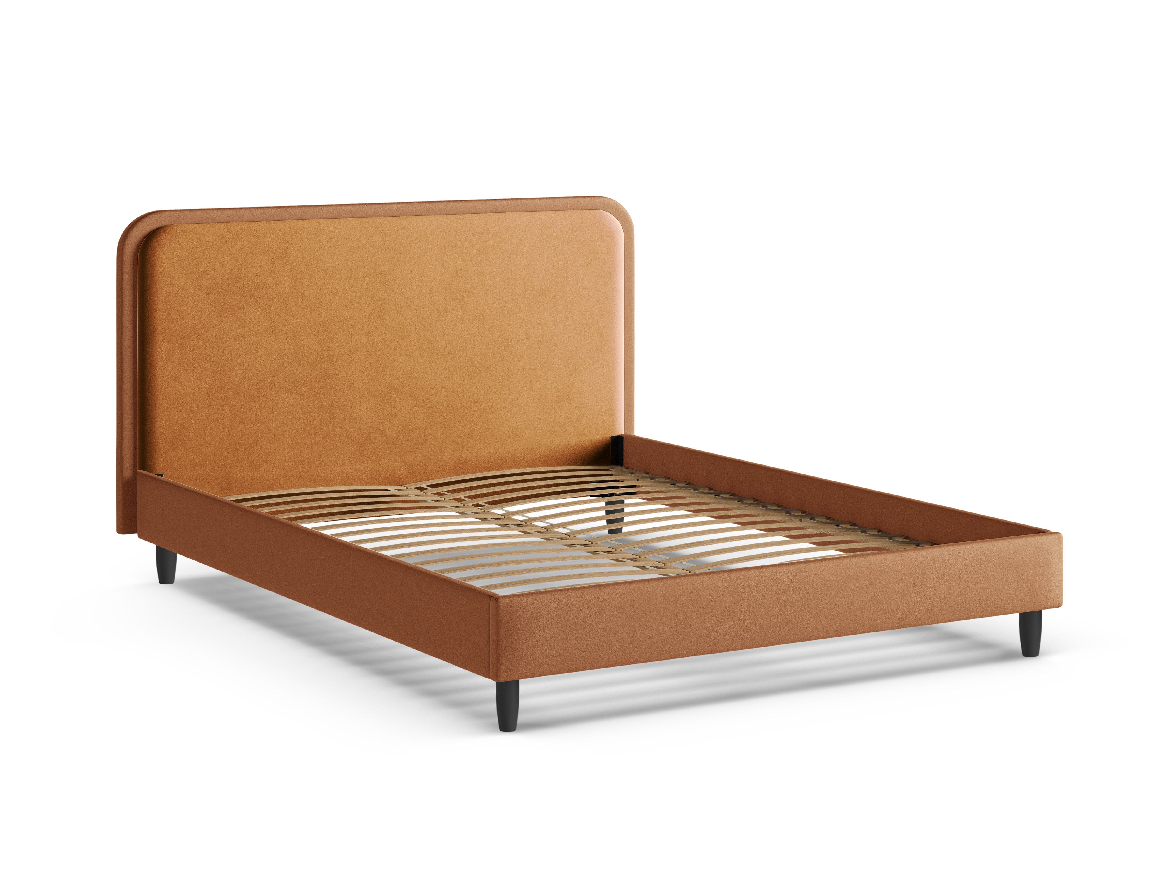 AVELINE Velvet Bed Orange