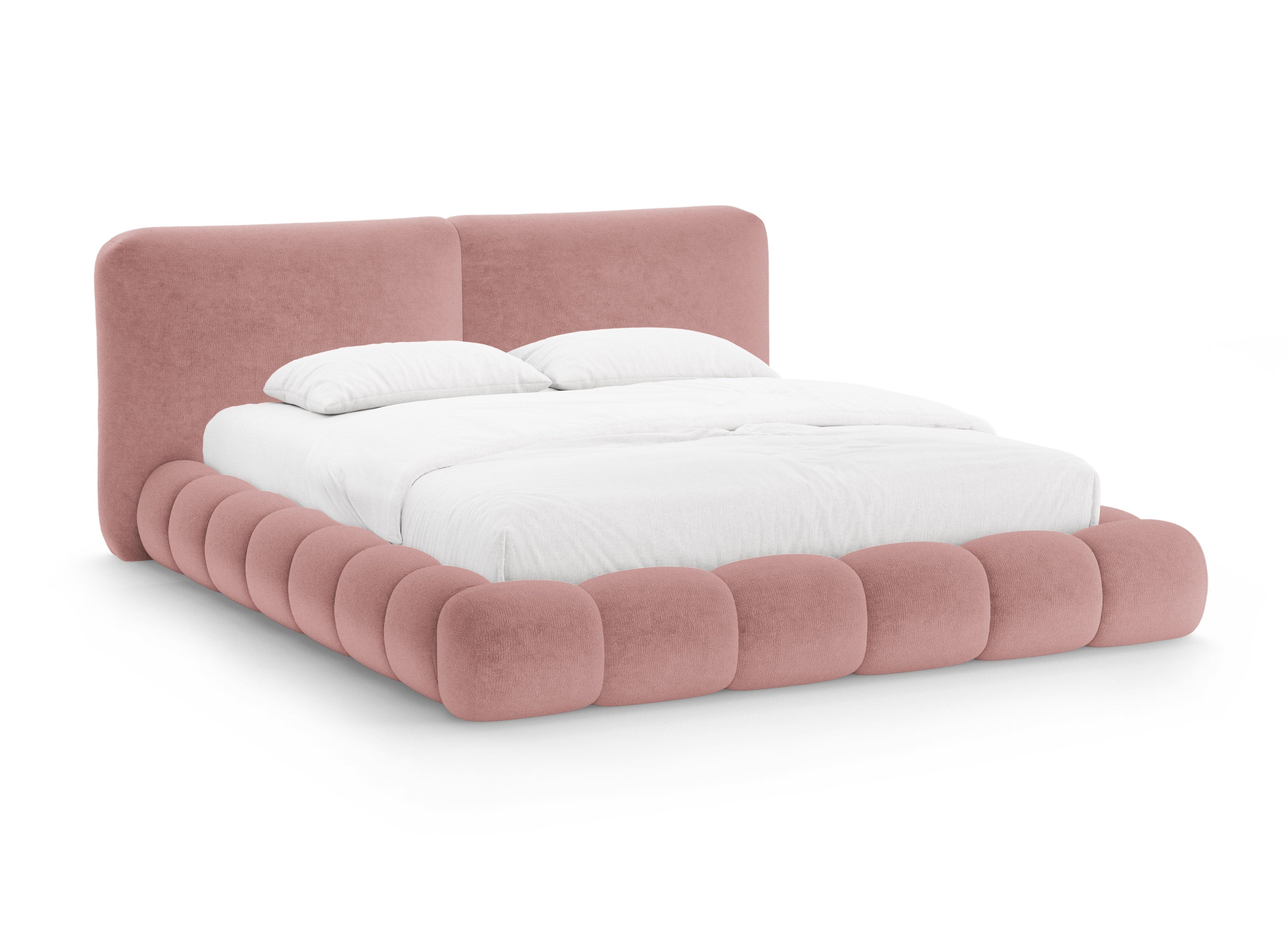 Bett SOLANGE rosa Chenille