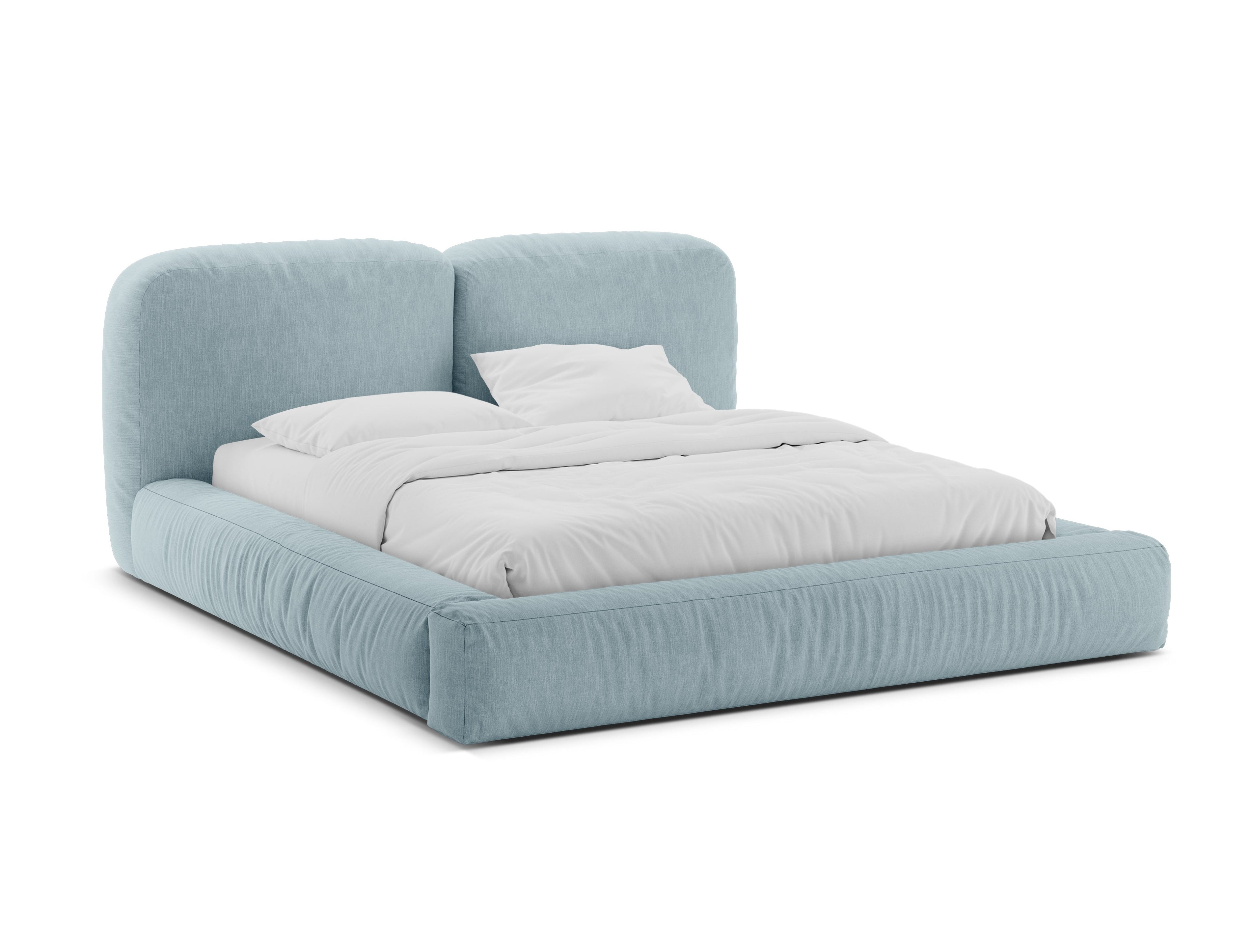 Bett MARTINA satinblau